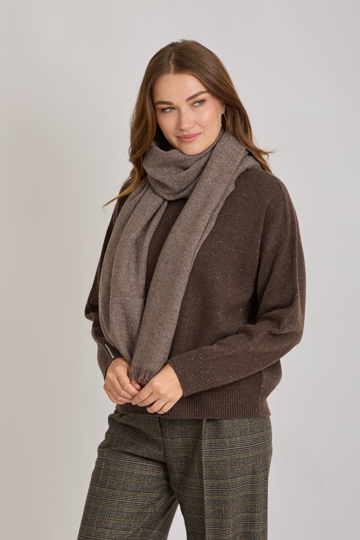 SCARF-TAUPE