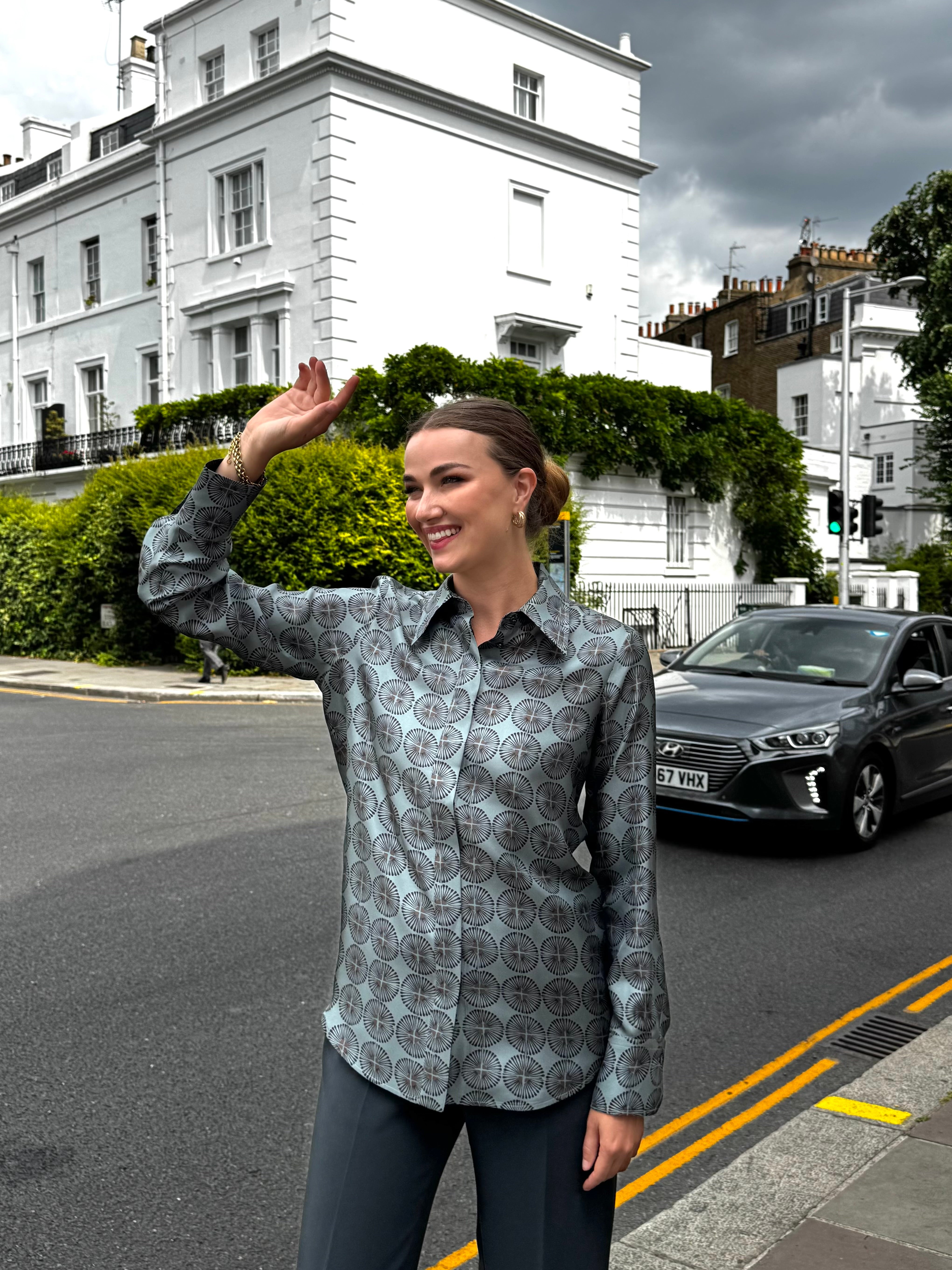 SILK PRINTED SHIRT-VERDINO