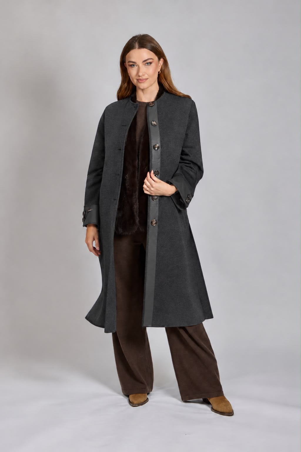 LONG COAT - ANTRACITE