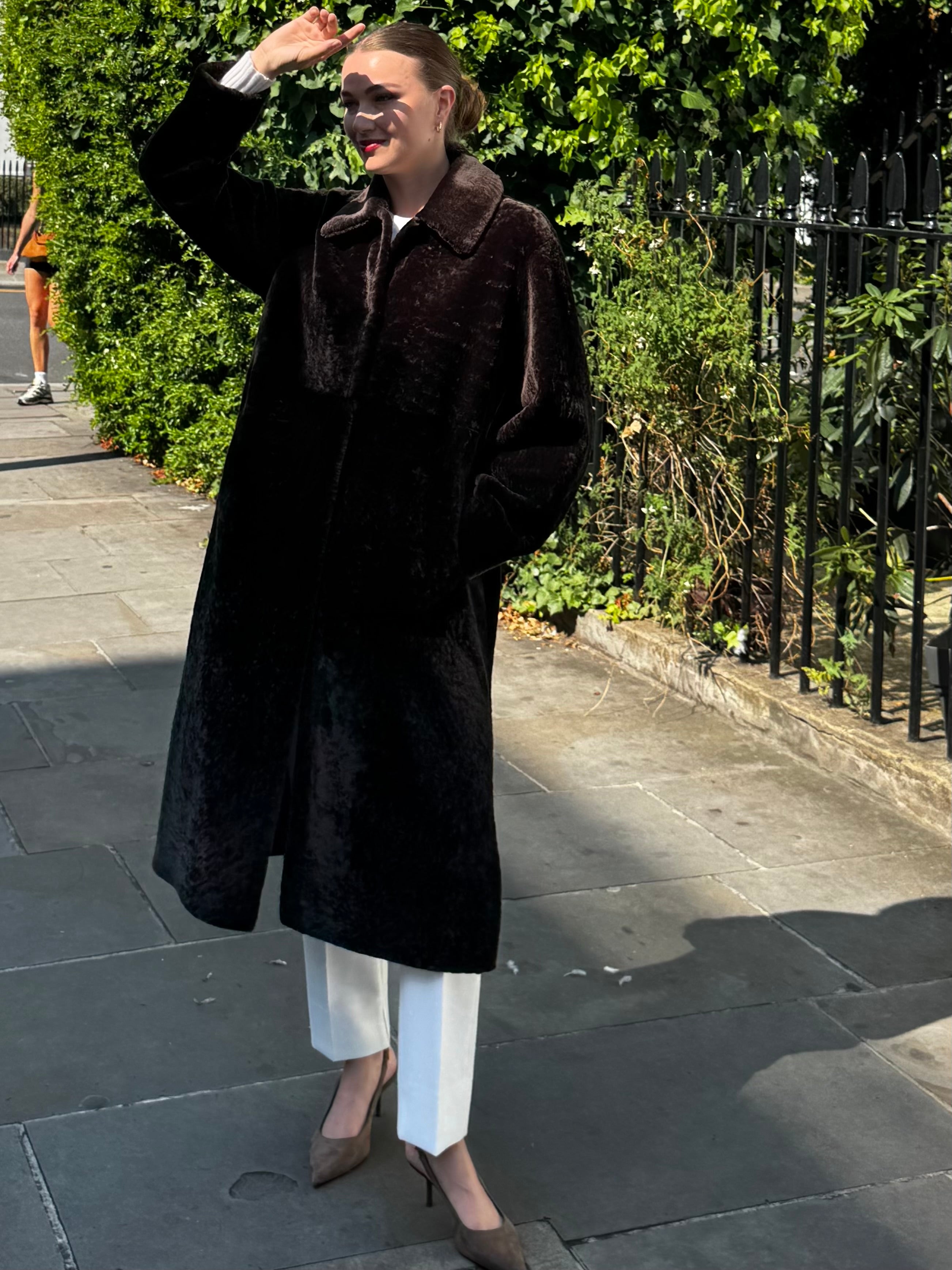 SHEARLING COAT-CARRUBA