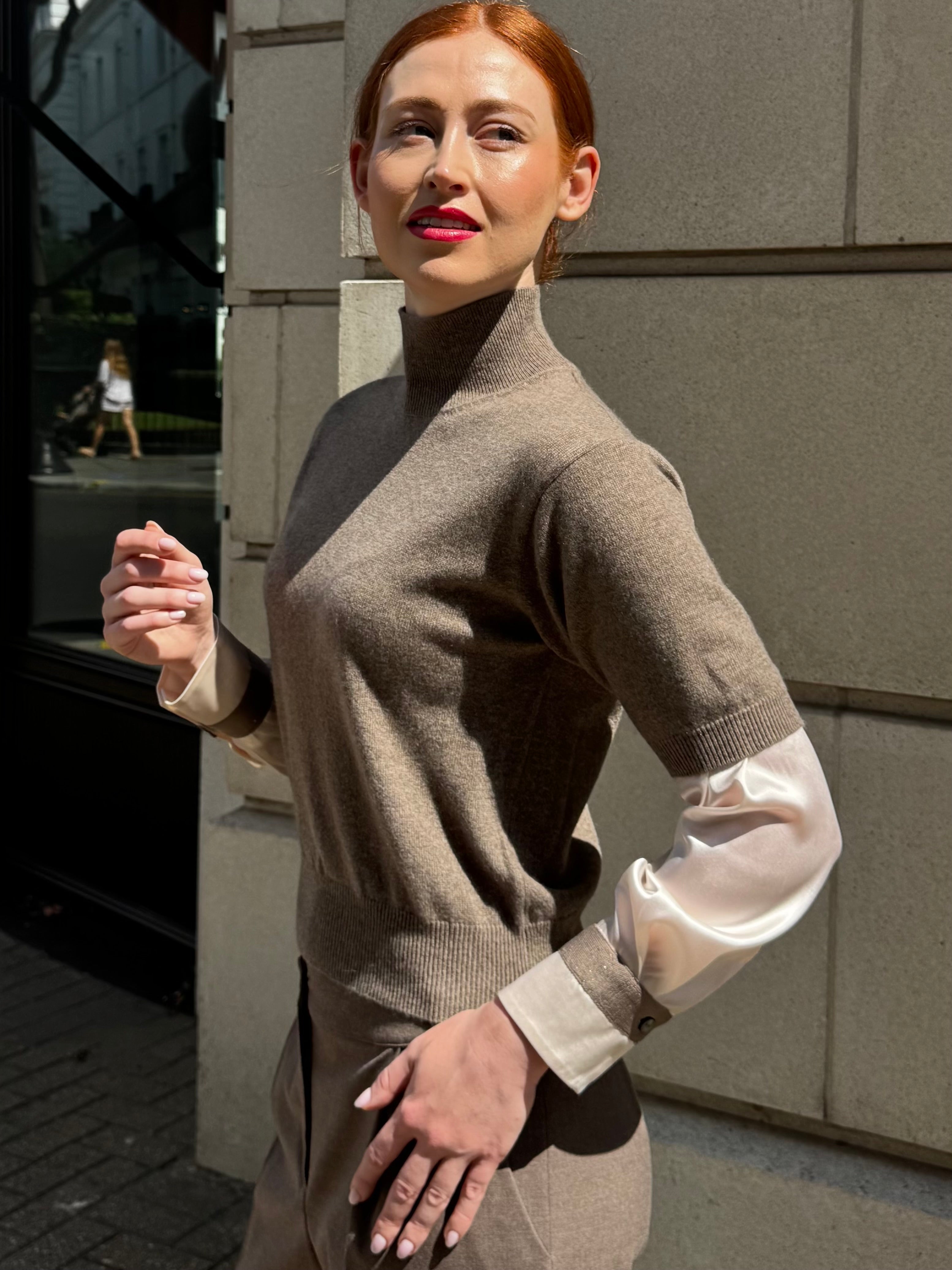HIGH NECK JUMPER- NOCCOILA