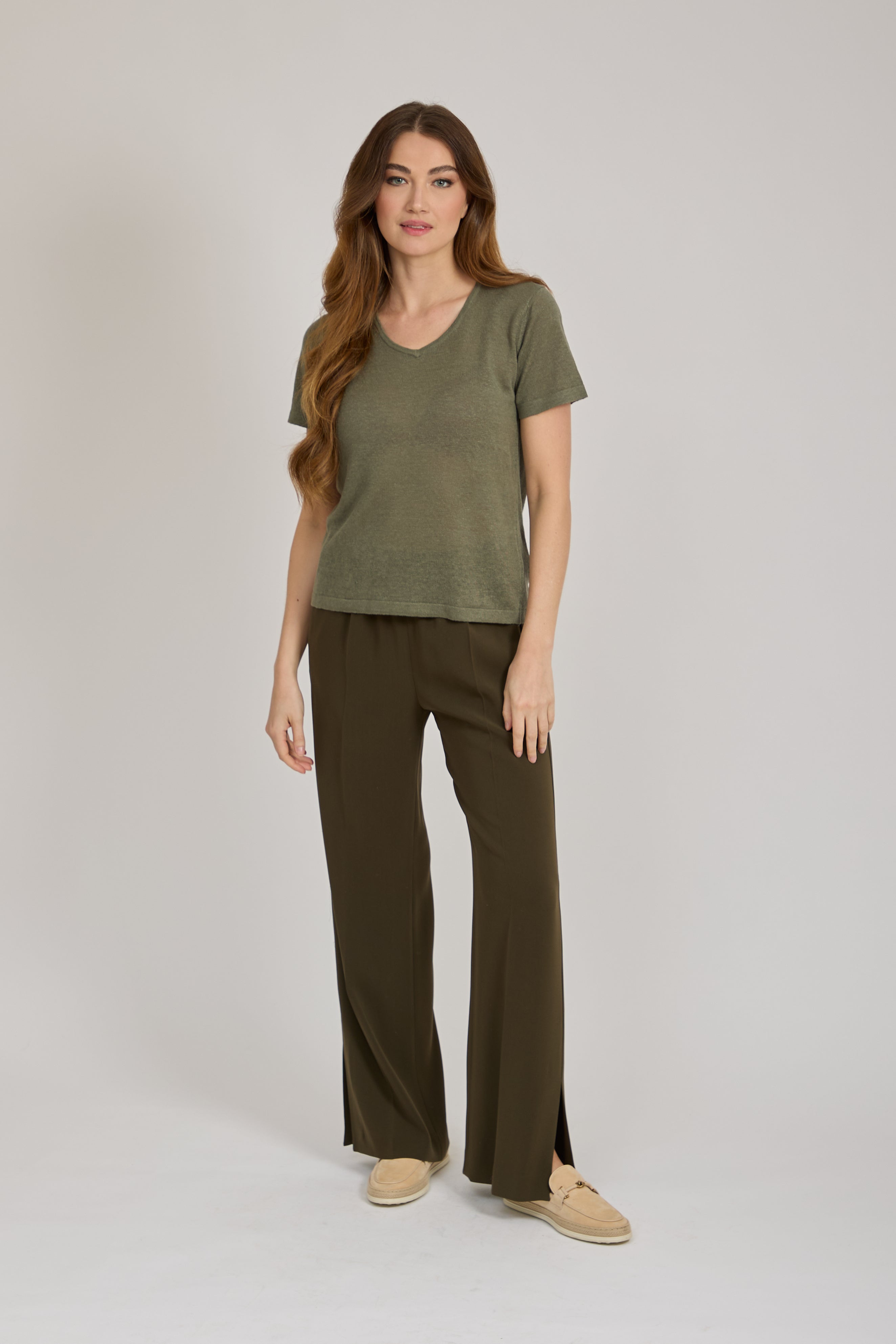 FLARE TROUSERS- MUSCHIO