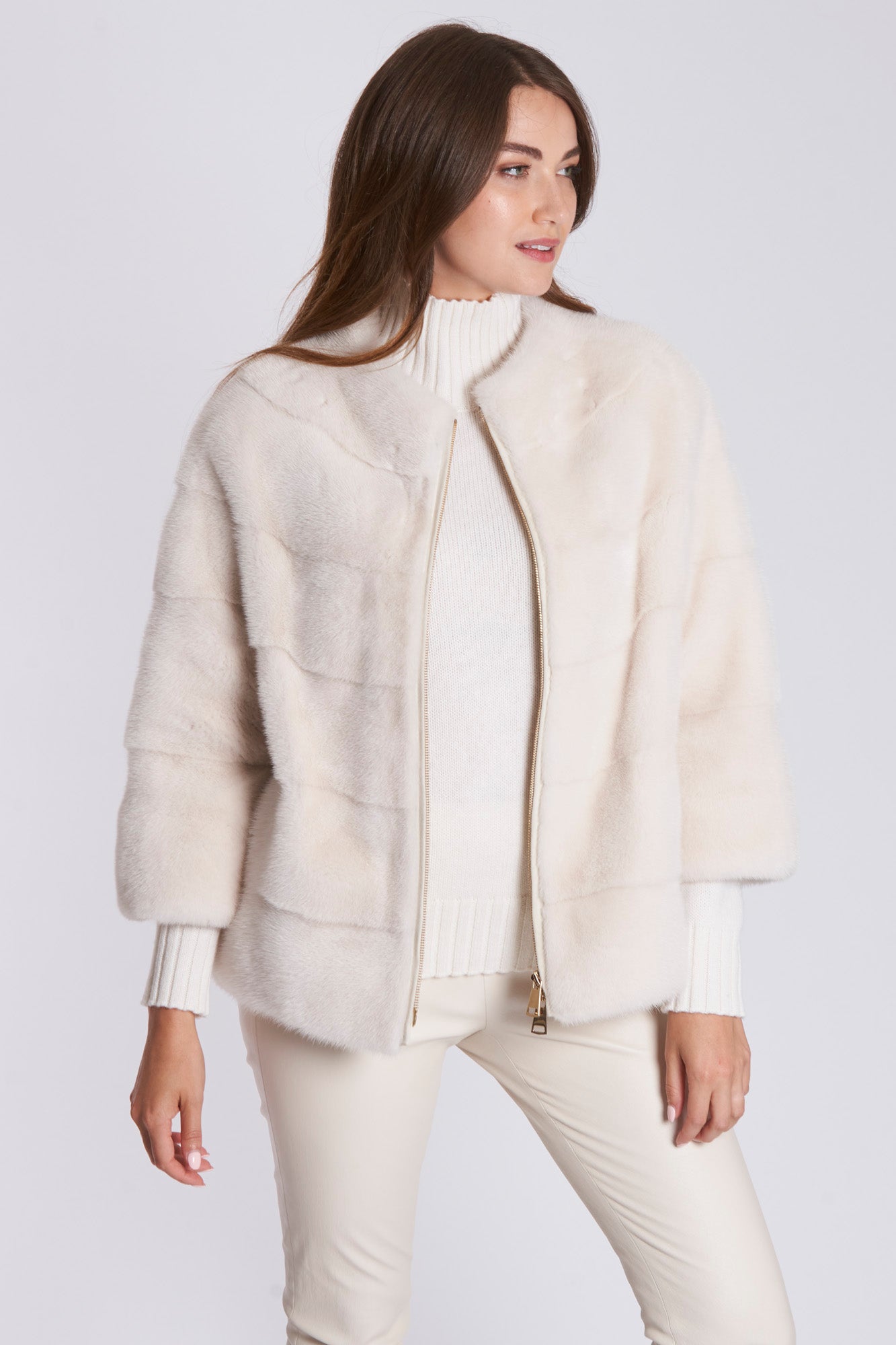 SHORT MINK - PEARL