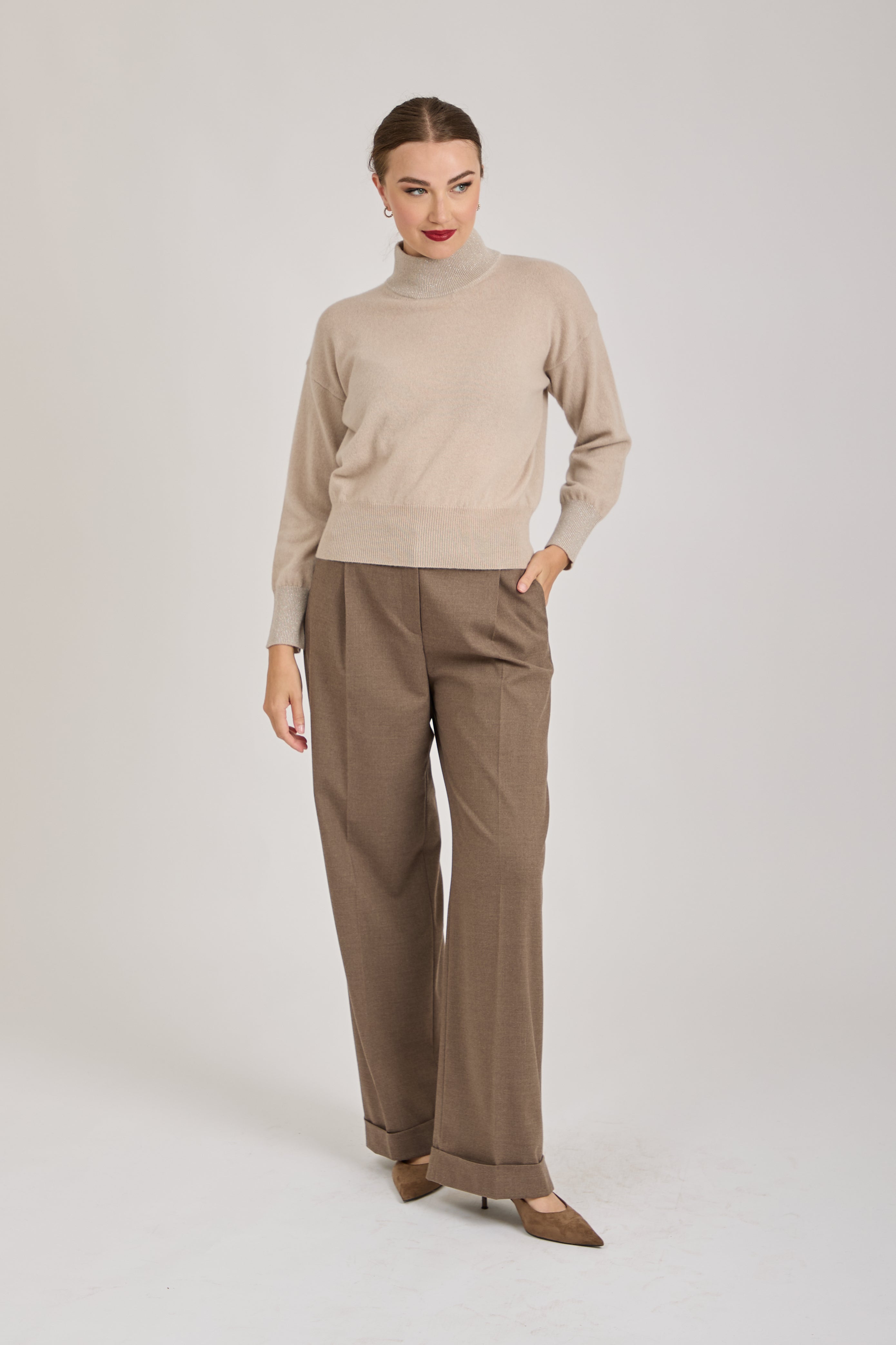 TURTLE NECK JUMPER -SABIA