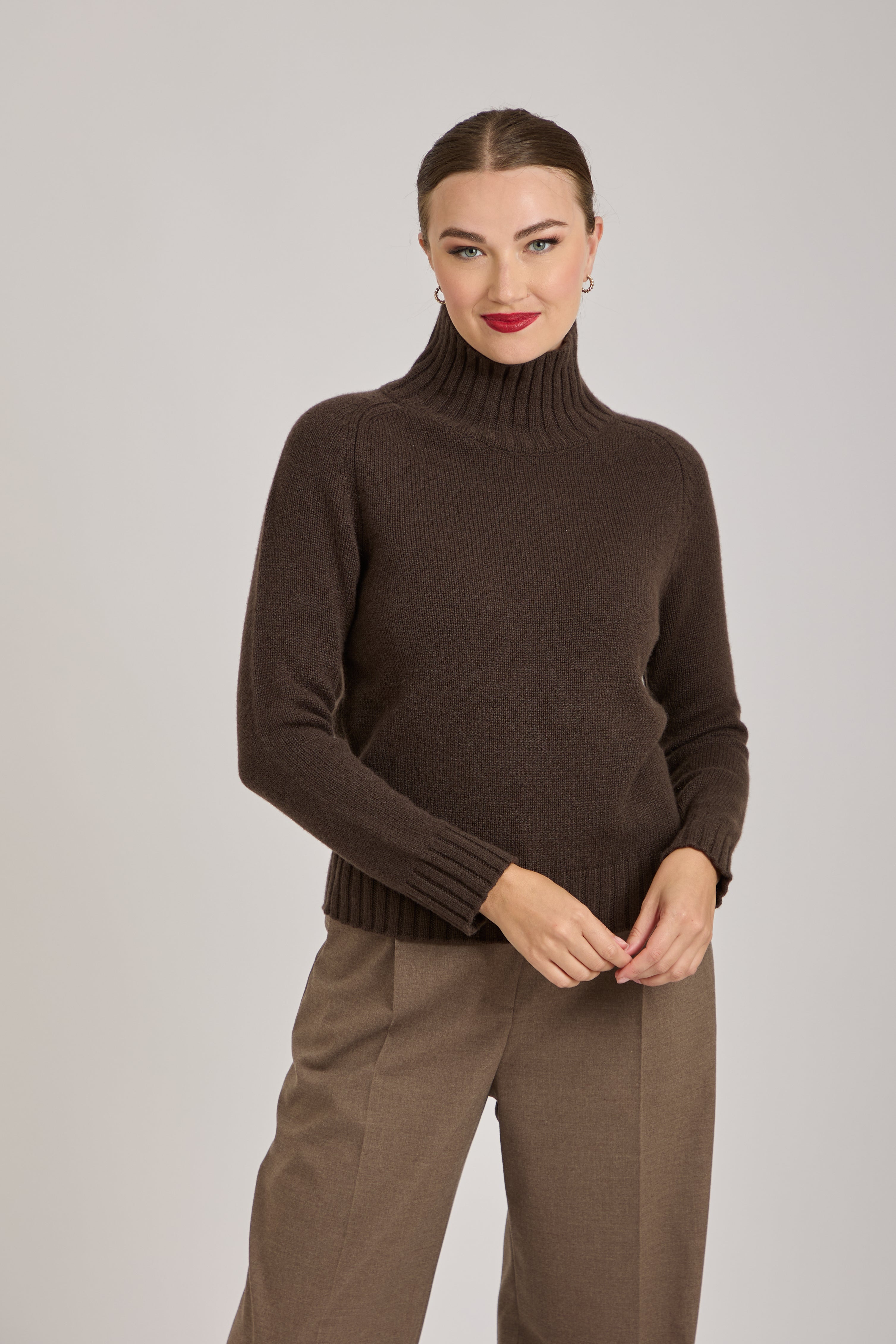 TURTLE NECK JUMPER-FONDENTE