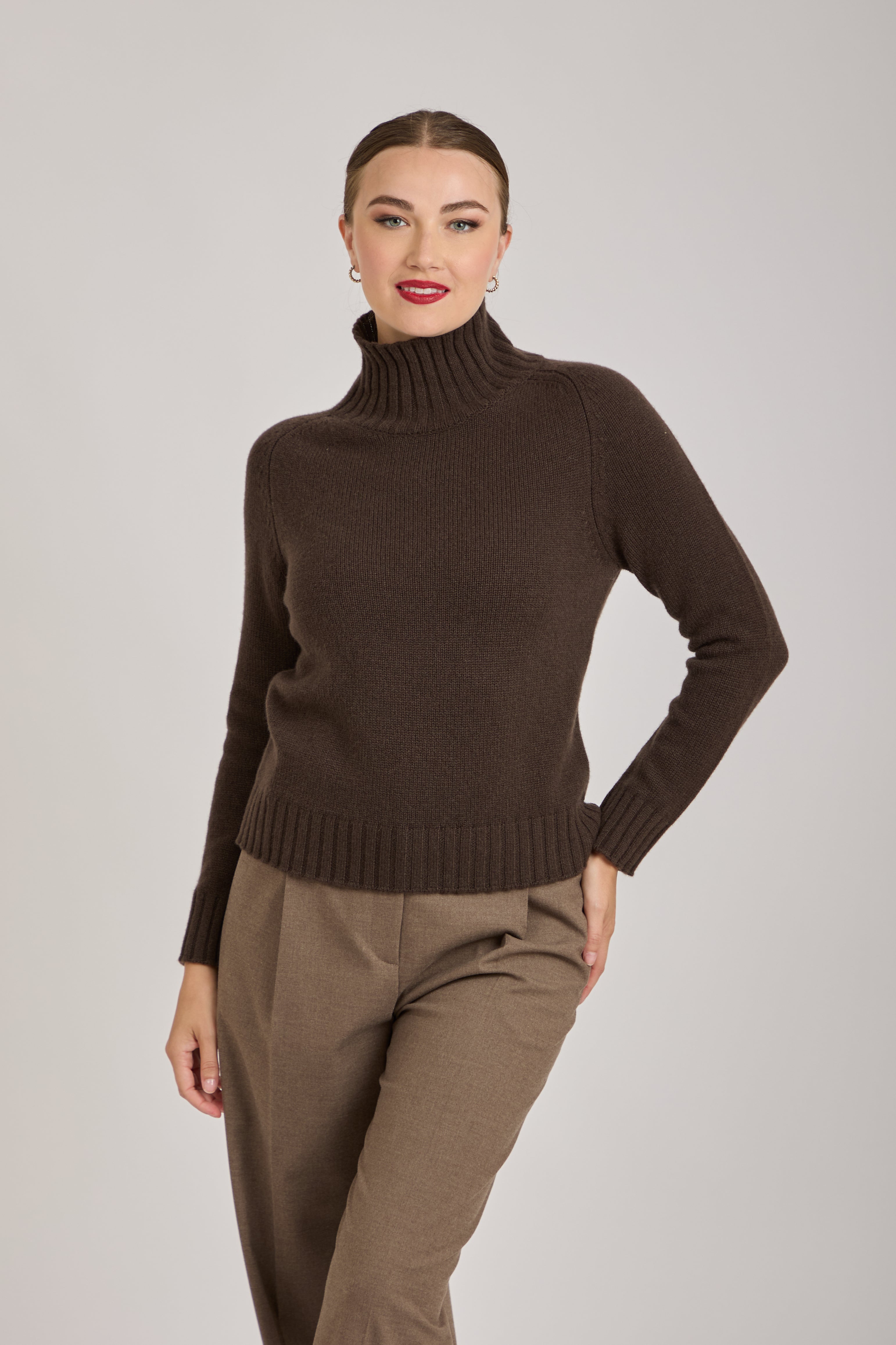 TURTLE NECK JUMPER-FONDENTE