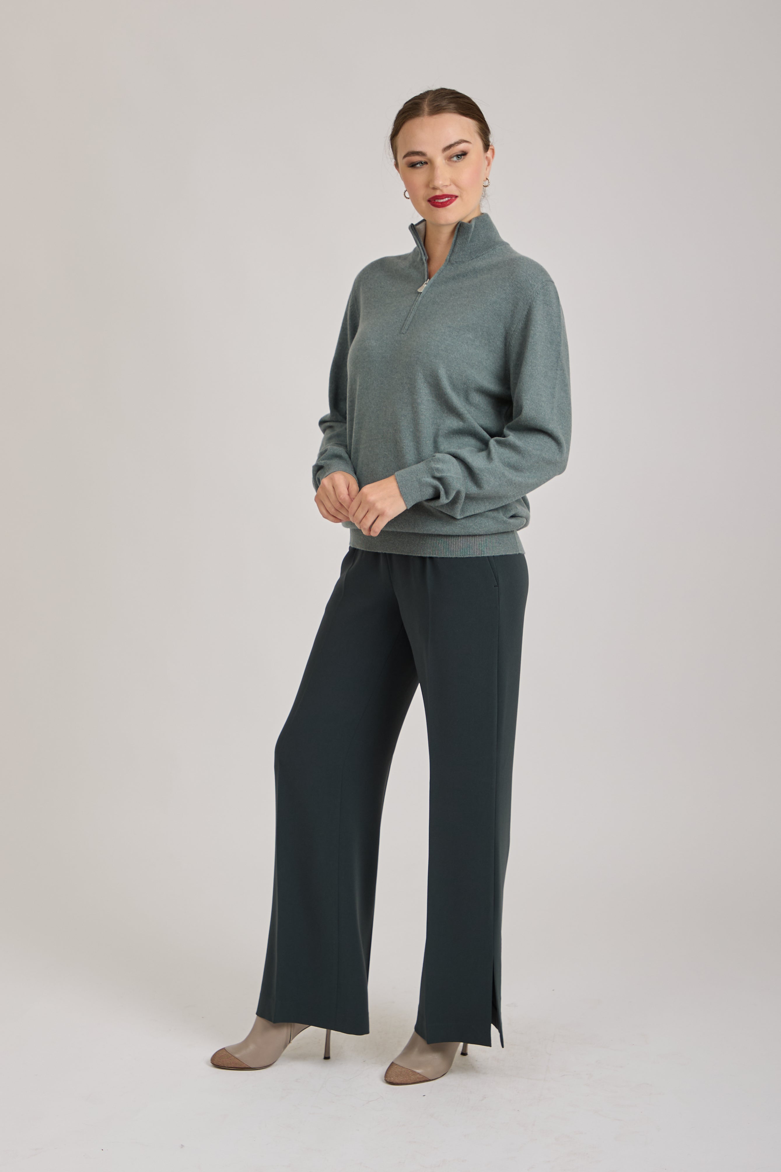 CREPE TROUSERS-VERDONE