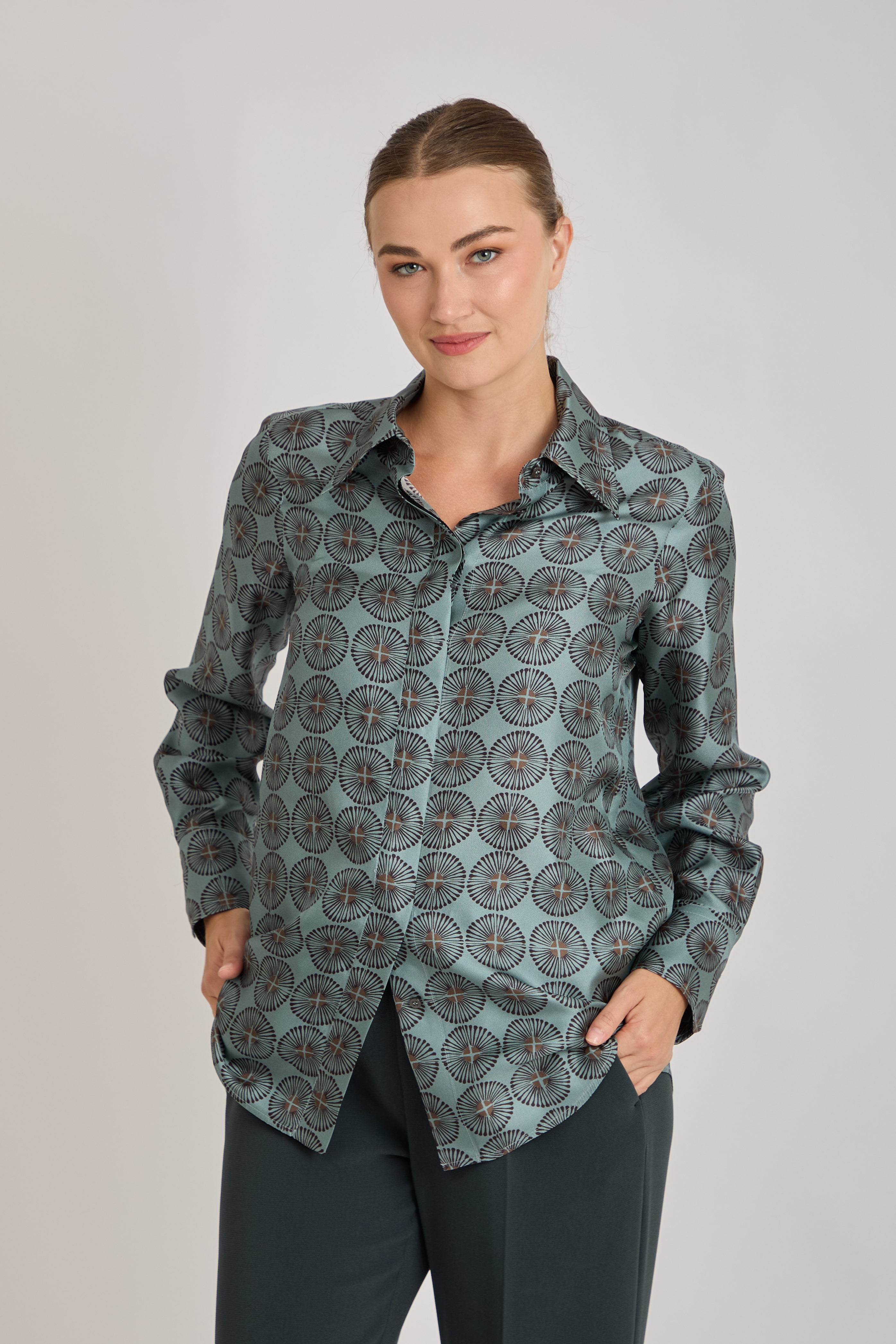 SILK PRINTED SHIRT-VERDINO