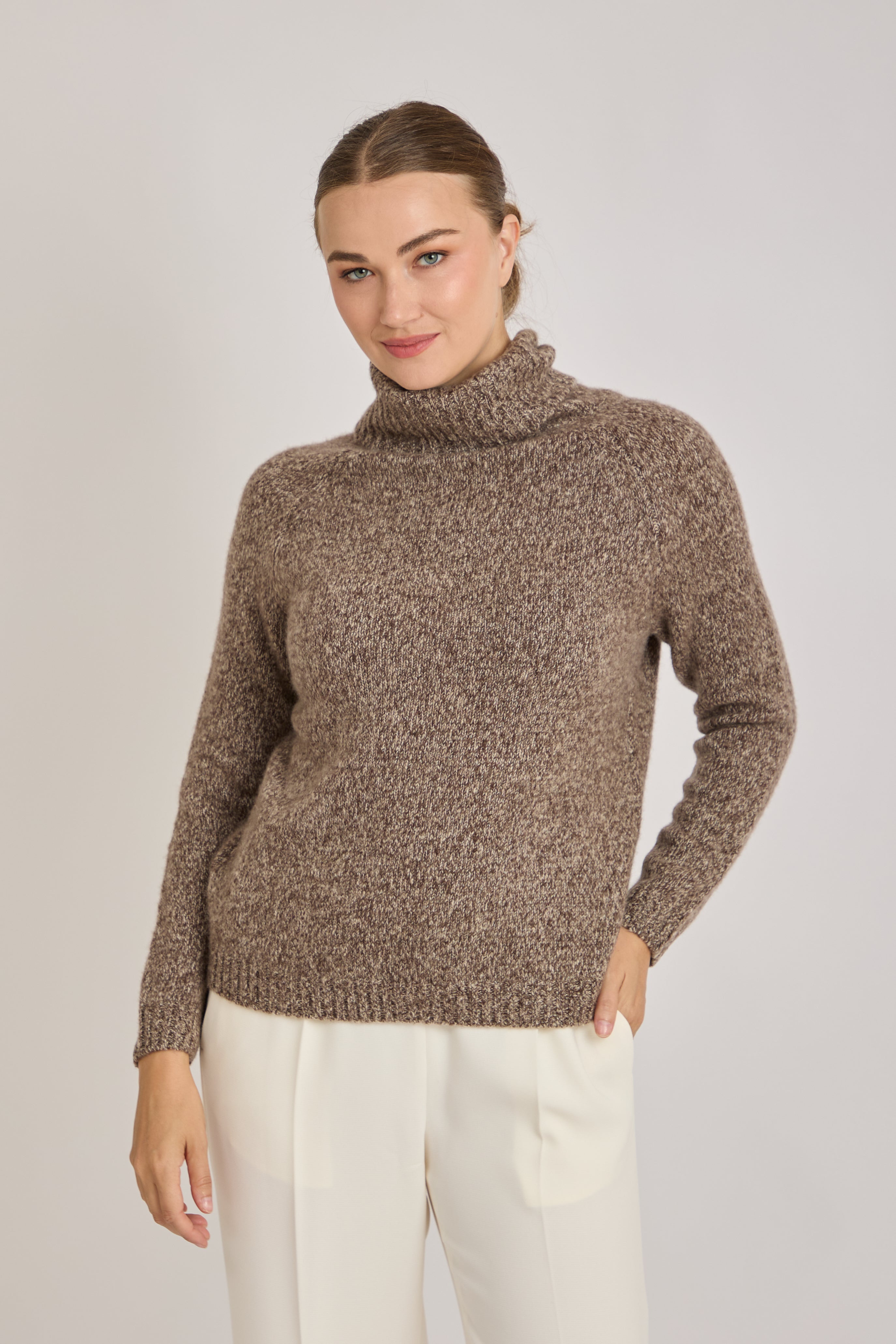 CASHMERE TURTLE- BROWN