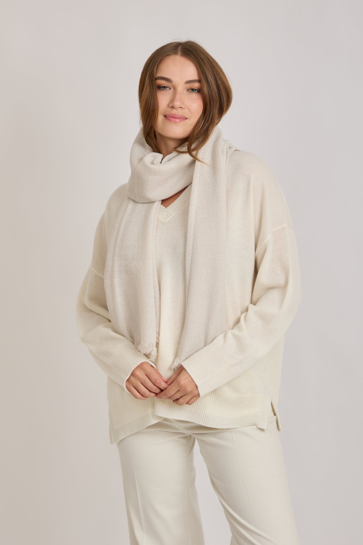 SCARF-BEIGE