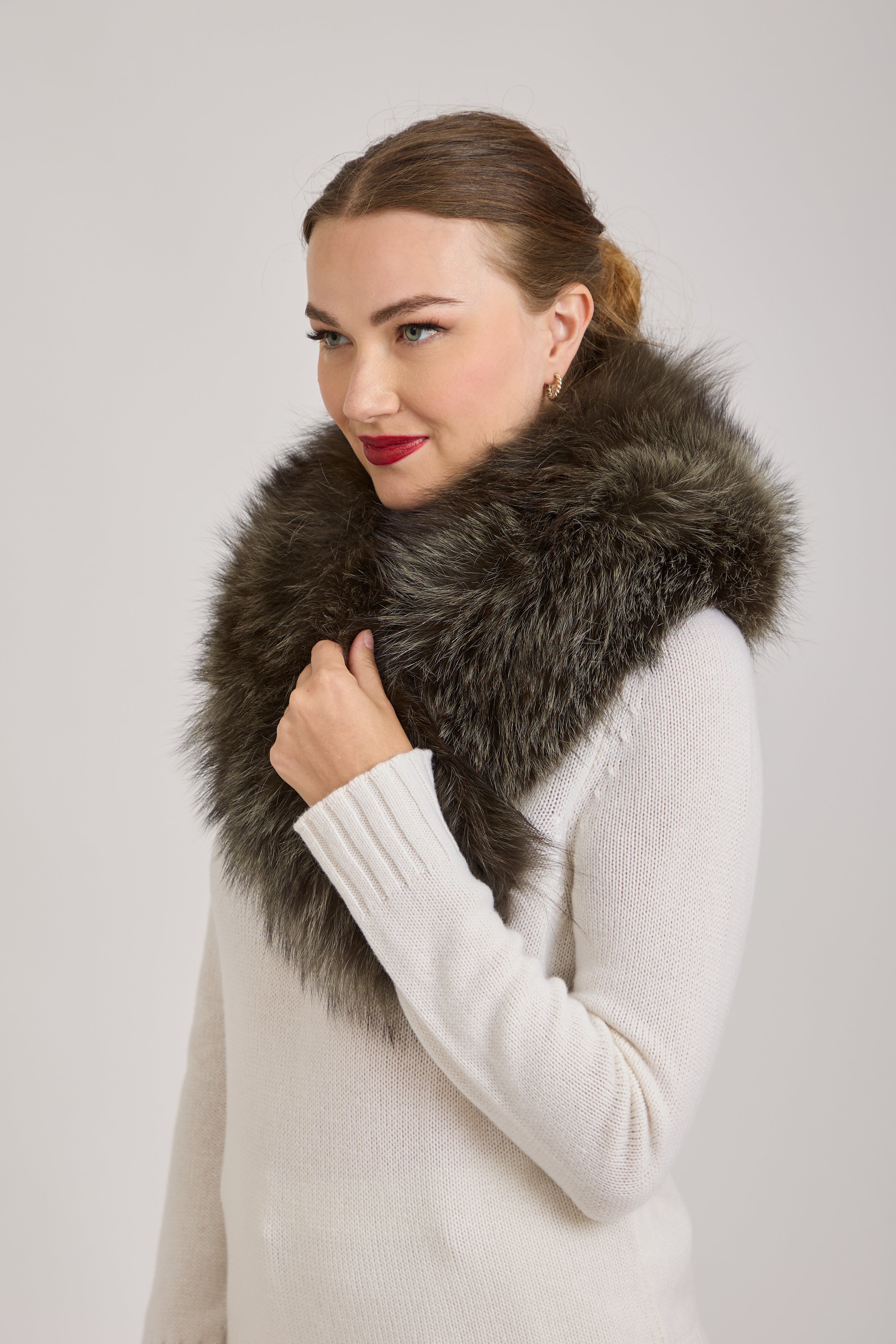 FOX COLLAR-KAKI
