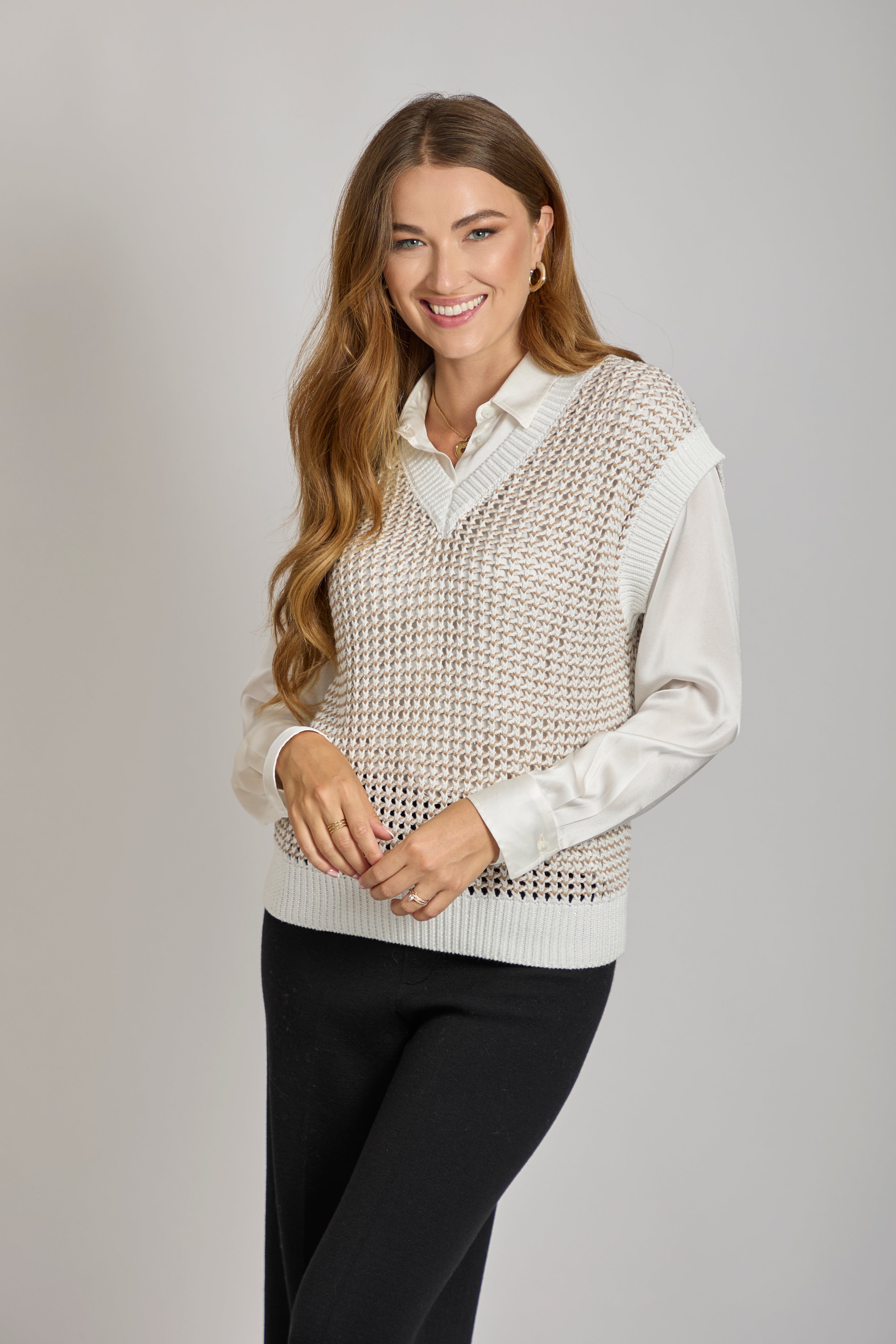 Gilet en tricot cachemire
