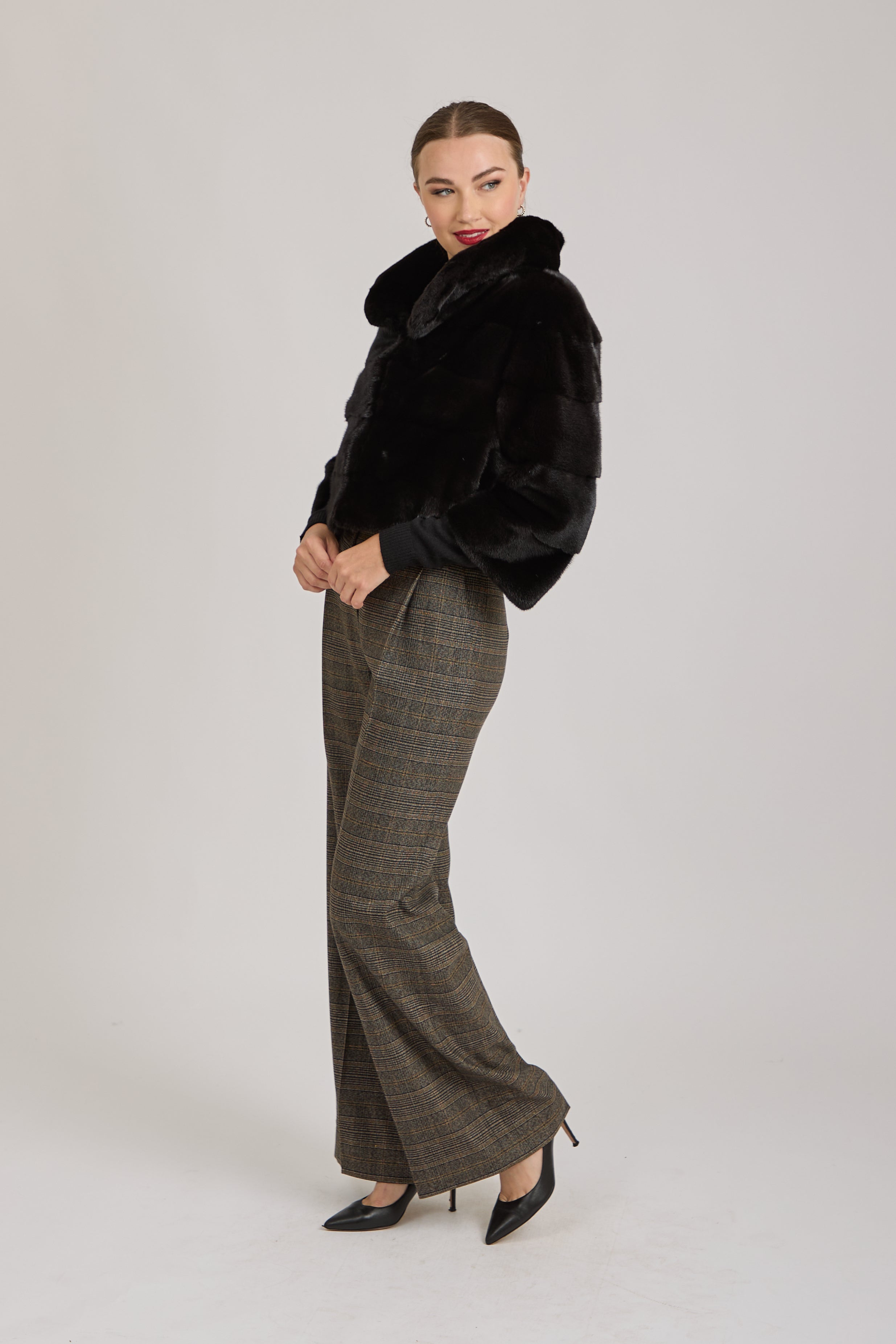 WIDE LEG TROUSERS- FONDENTE