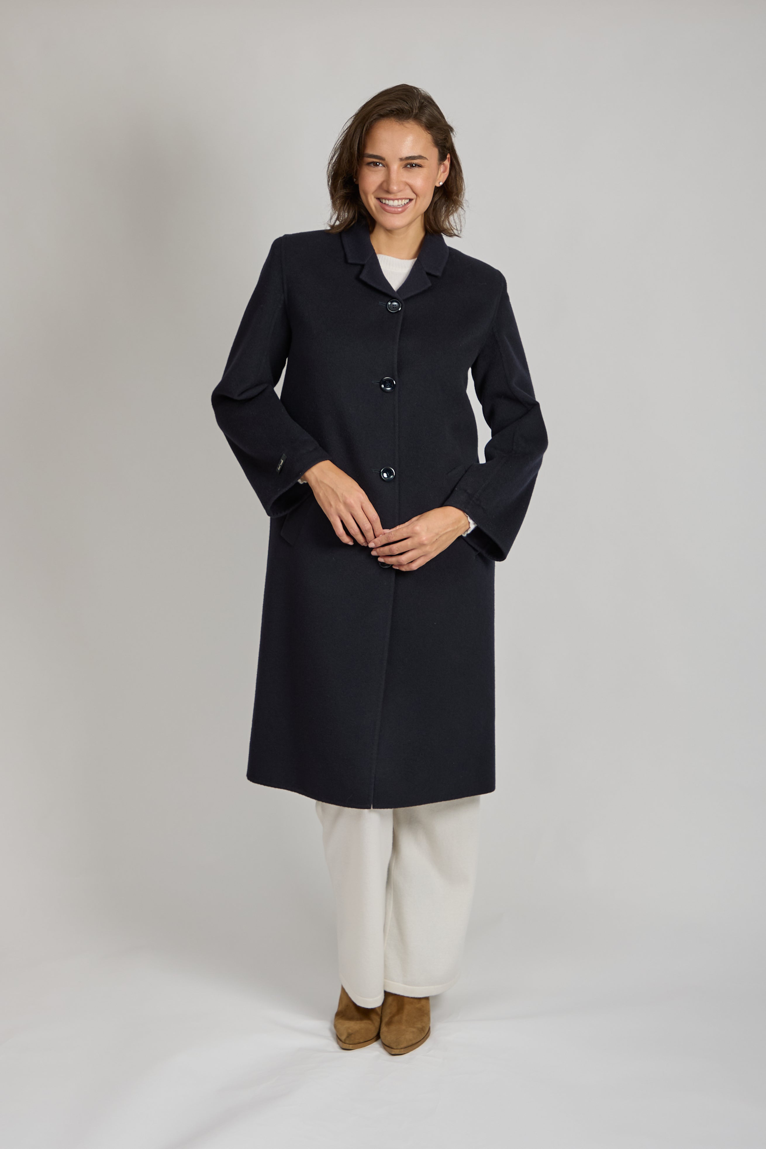 Blue Cashmere Coat