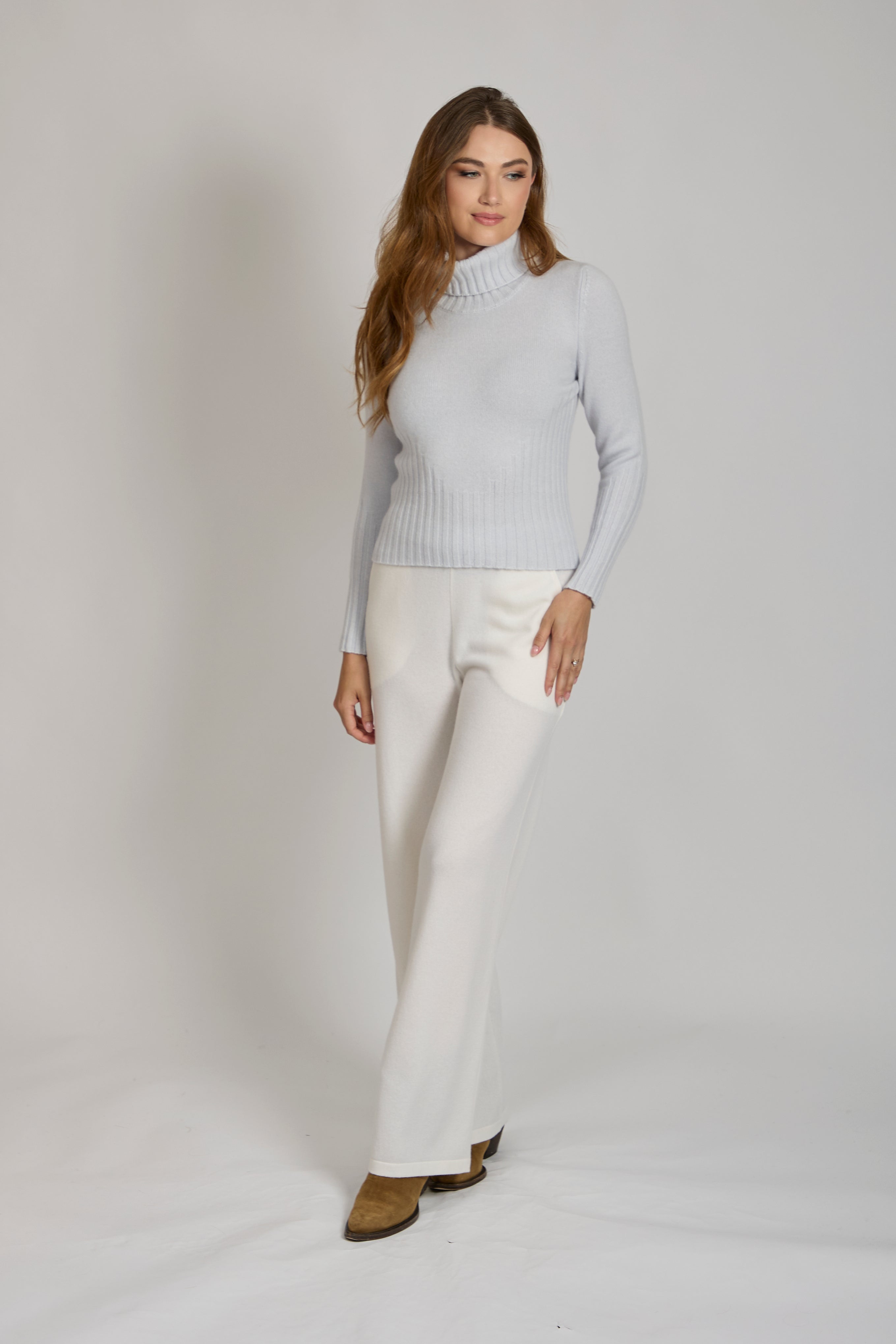 Pull col montant en cachemire Cielo