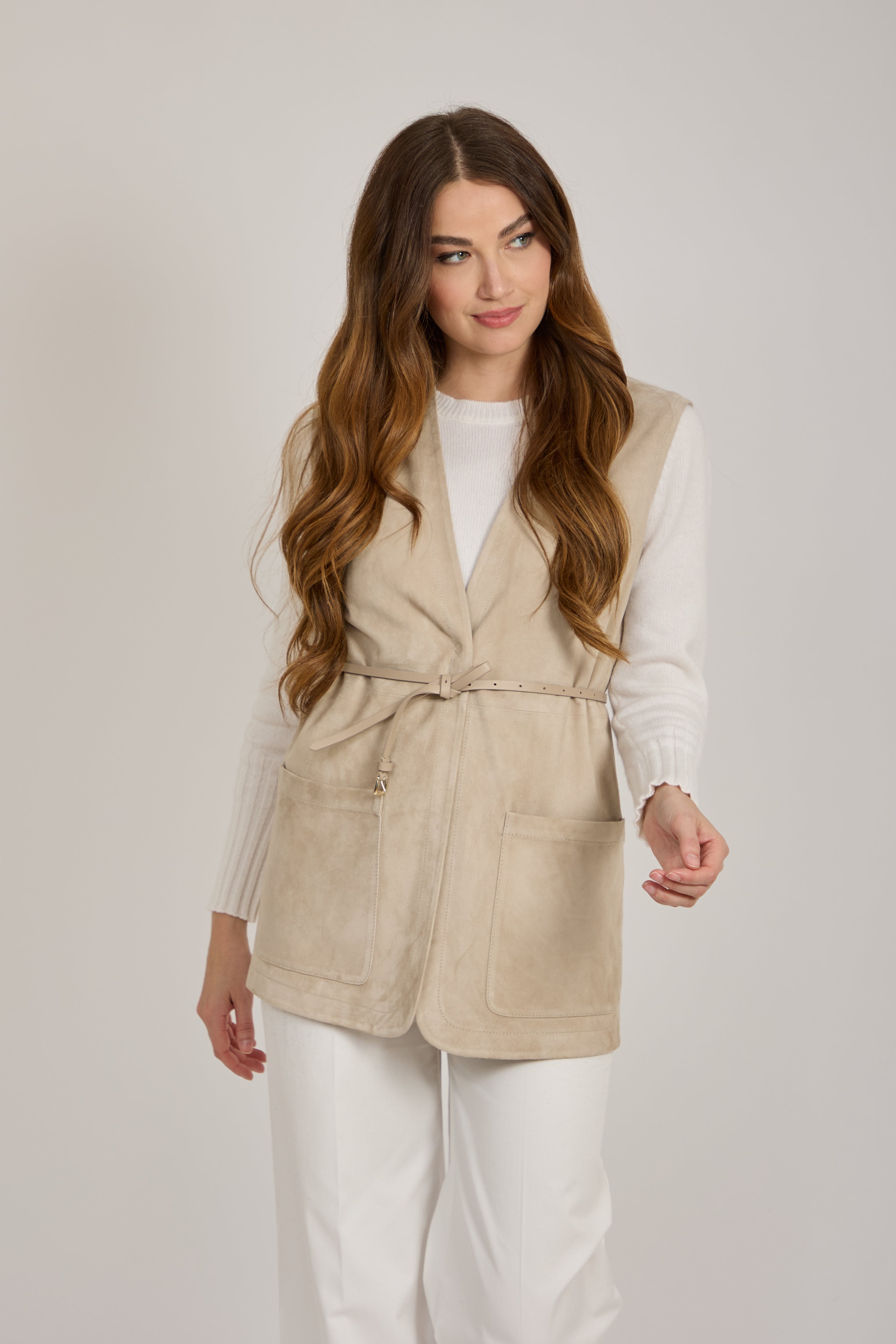 SUEDE DEGRADE- BEIGE