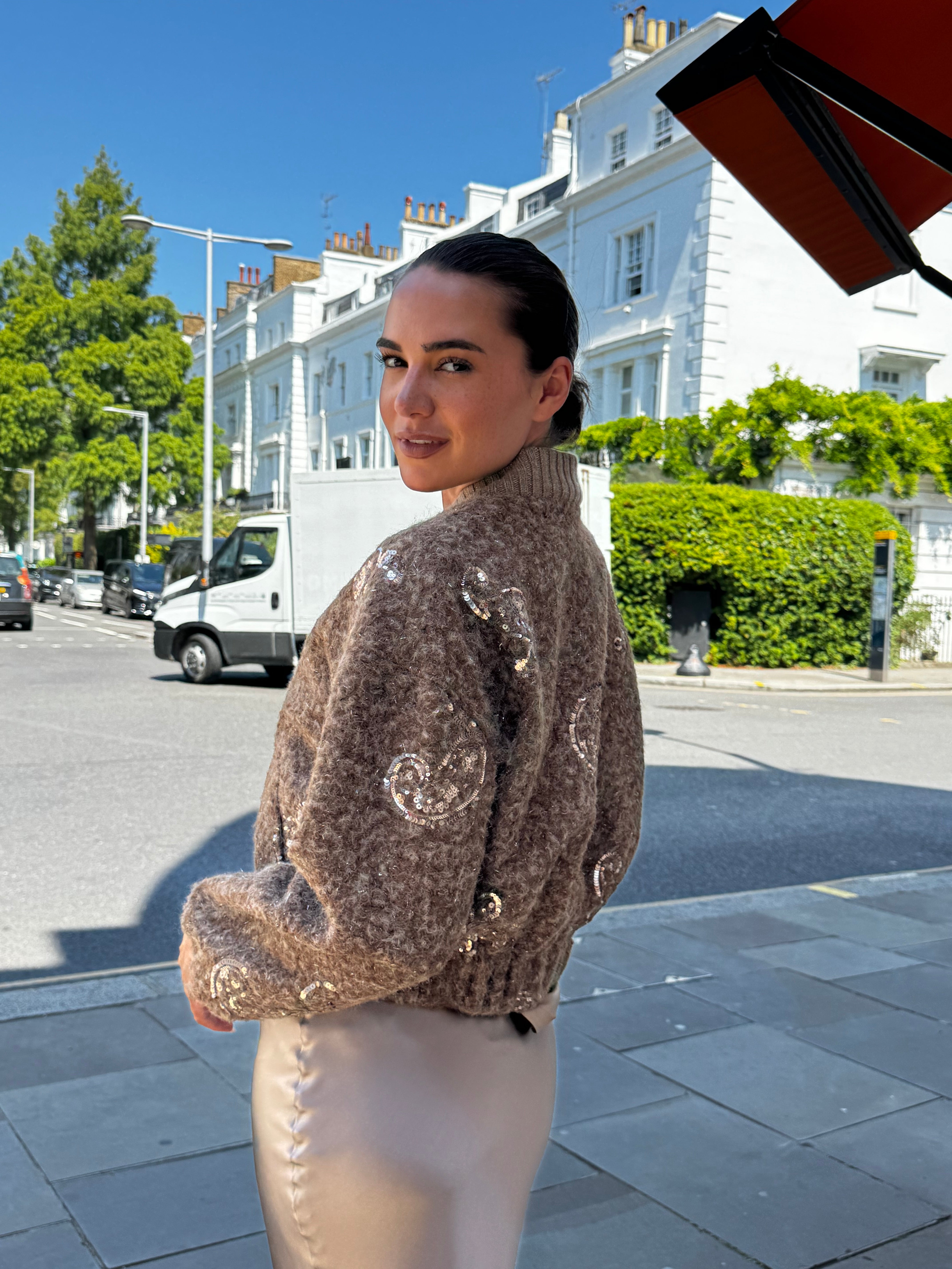 BOMBER JACKET-MARRONE