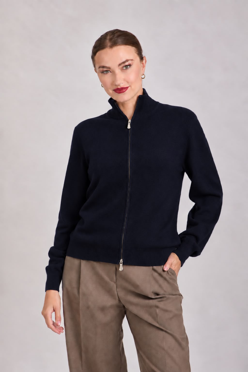 Long Sleeve Zip-Up