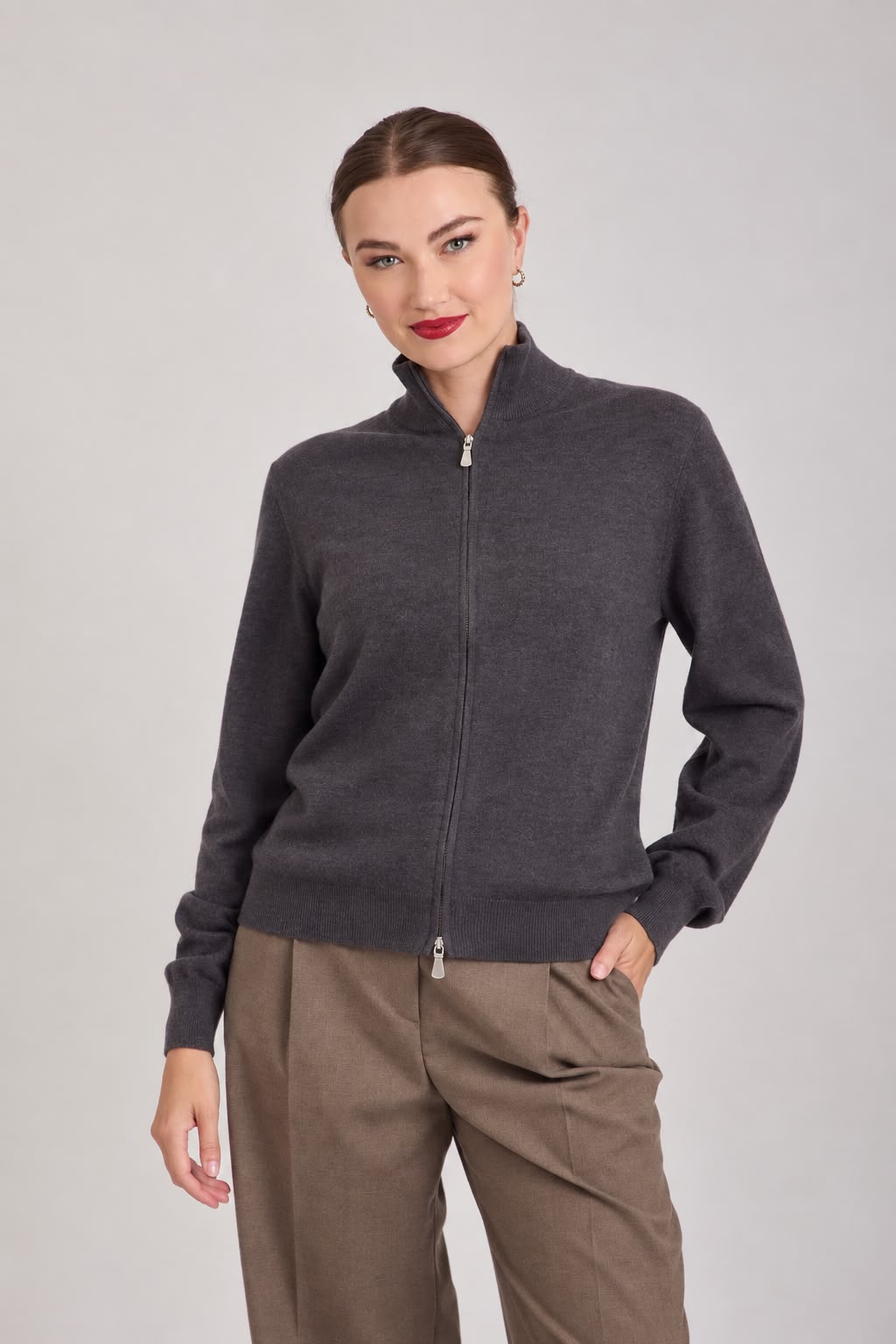 Long Sleeve Zip-Up