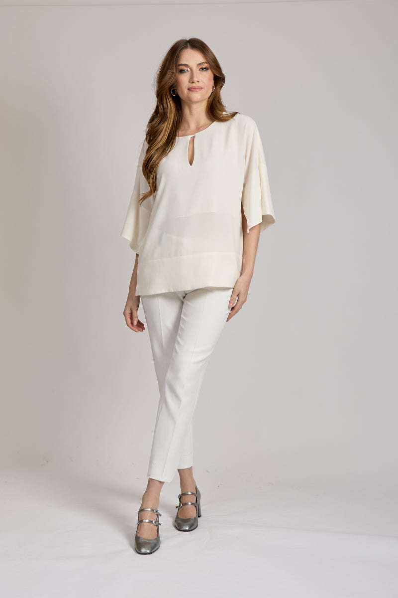 TOP TUNIC KIMONO - WHITE