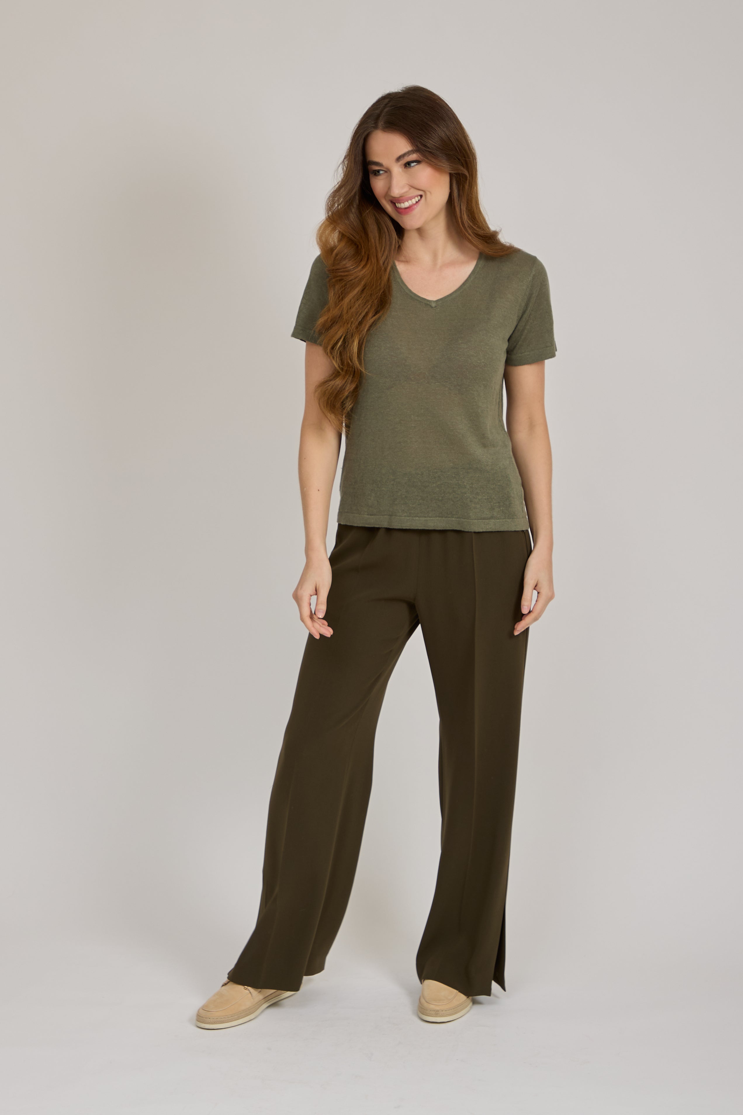 FLARE TROUSERS- MUSCHIO