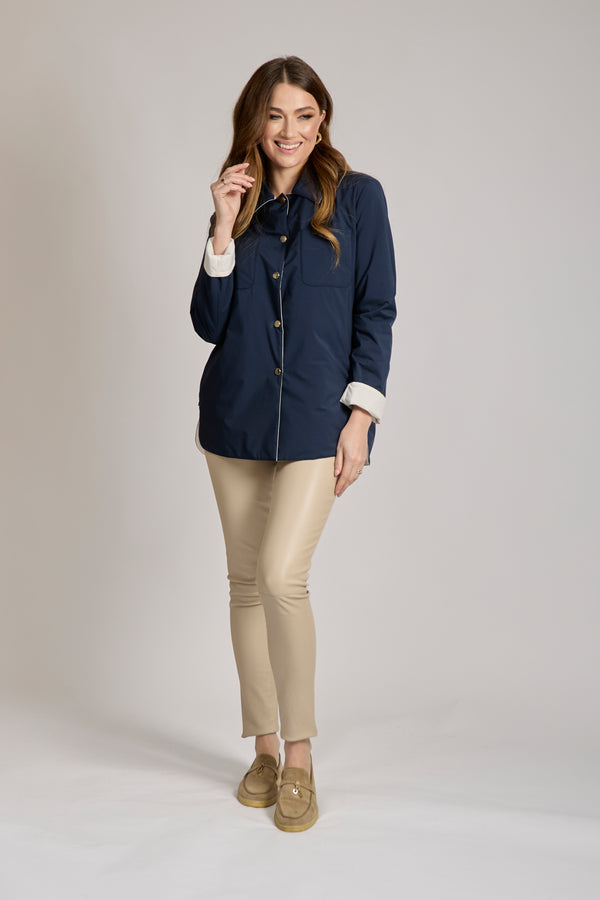 REV NYLON SHIRT - BLU