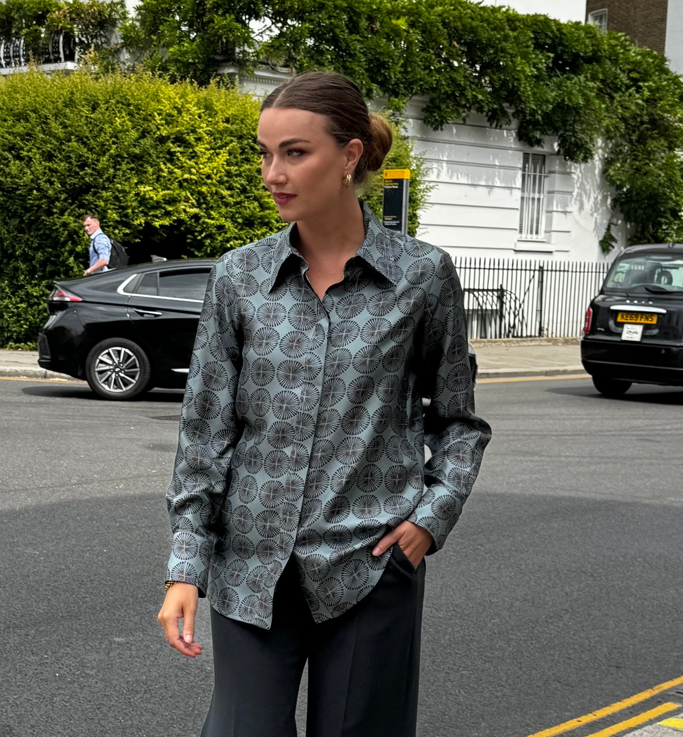 SILK PRINTED SHIRT-VERDINO