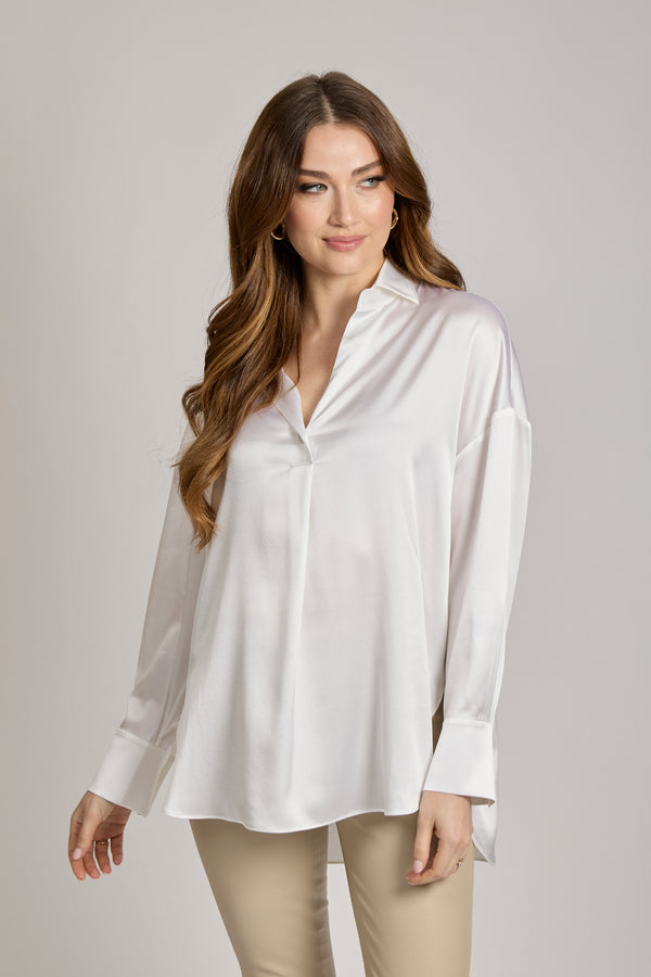 SILK SHIRT - CREME