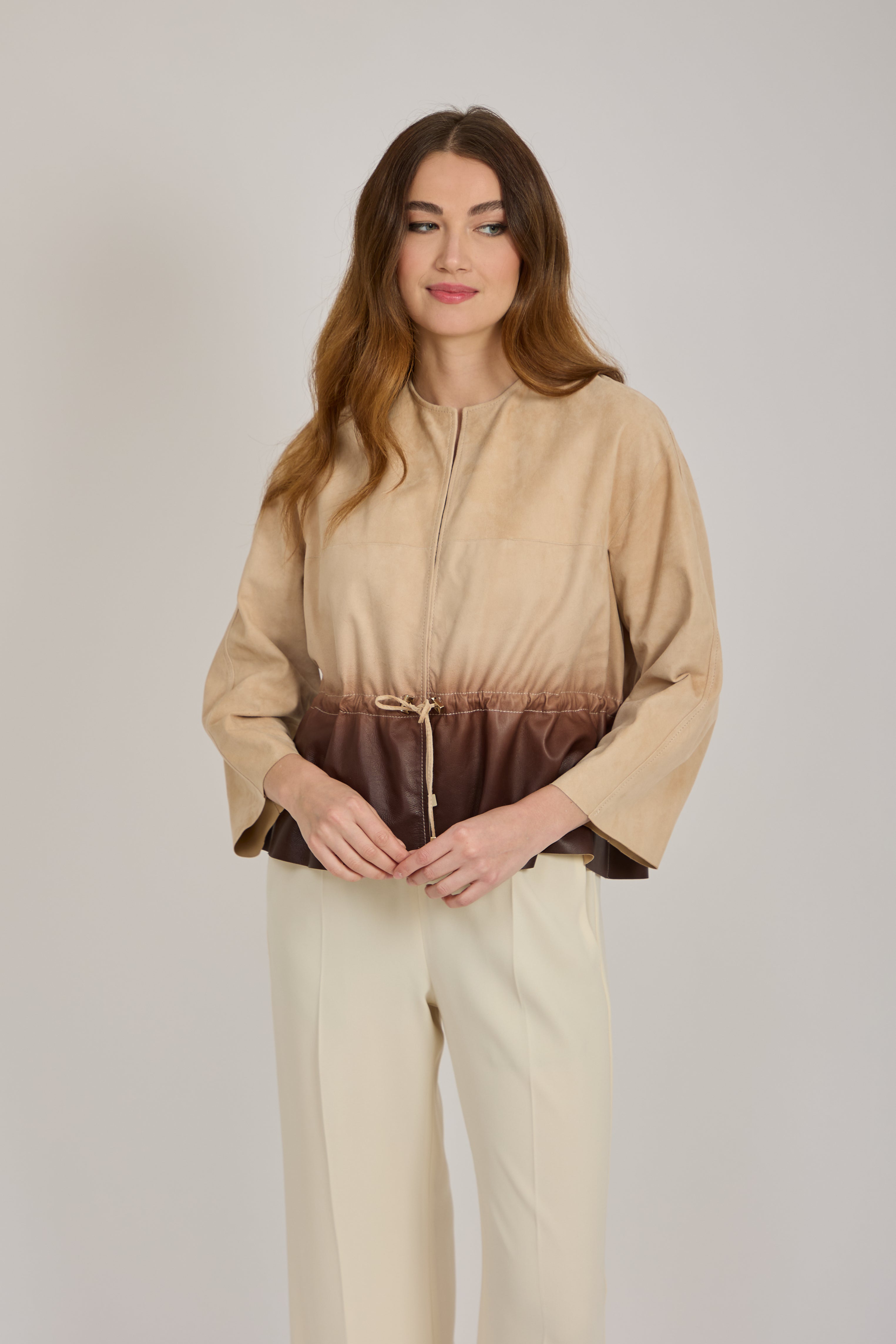 SUEDE DEGRADE- BEIGE