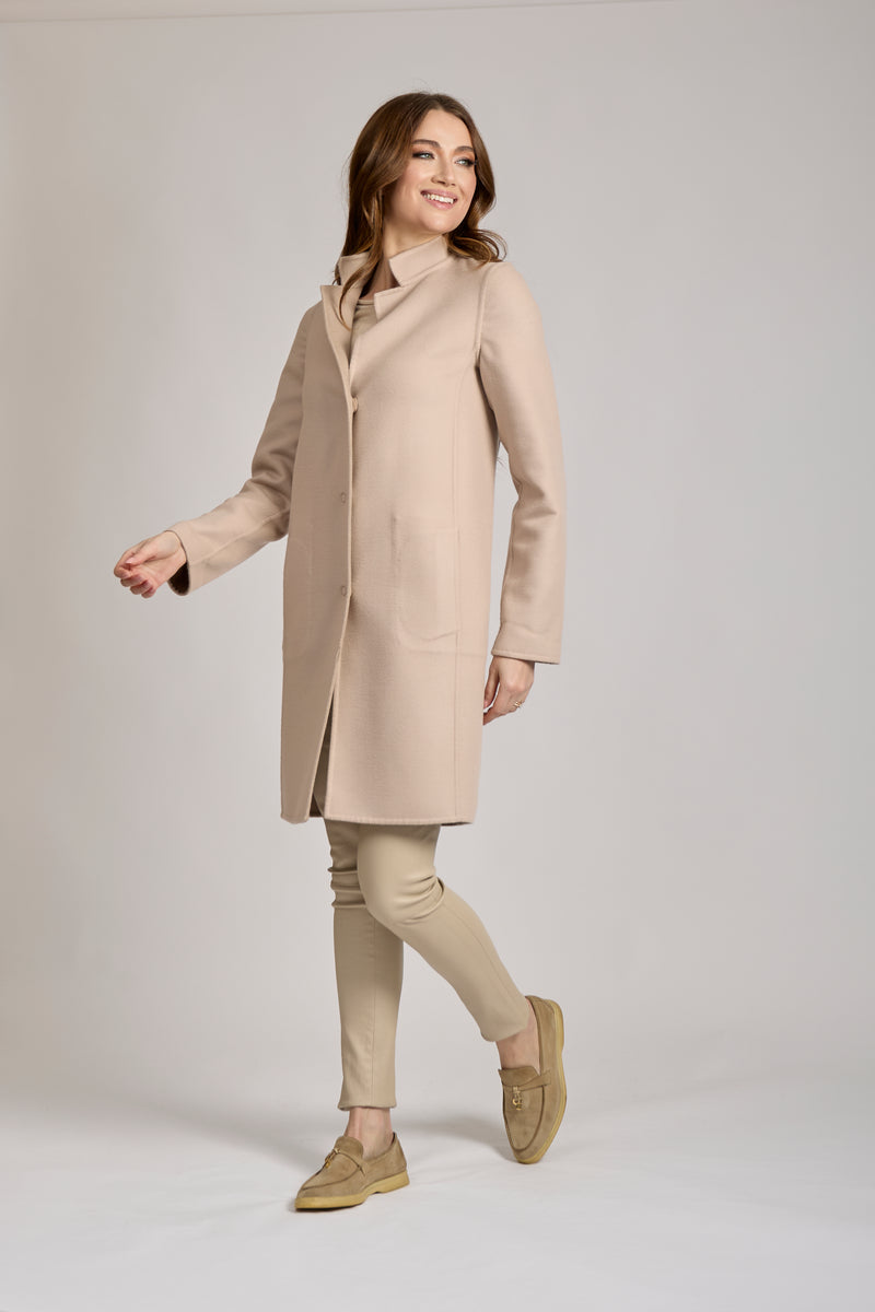 REVERSIBLE COAT-NUDE