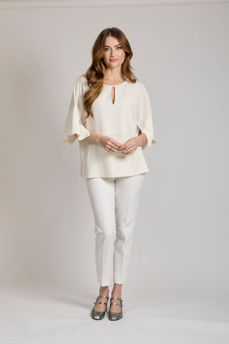 TOP TUNIC KIMONO - WHITE