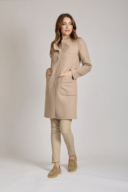 REVERSIBLE COAT-NUDE