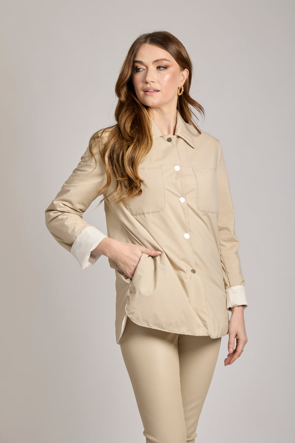 REV NYLON SHIRT - SPRING BEIGE