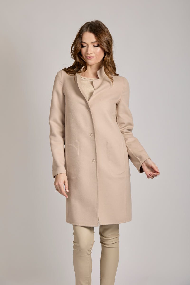 REVERSIBLE COAT-NUDE