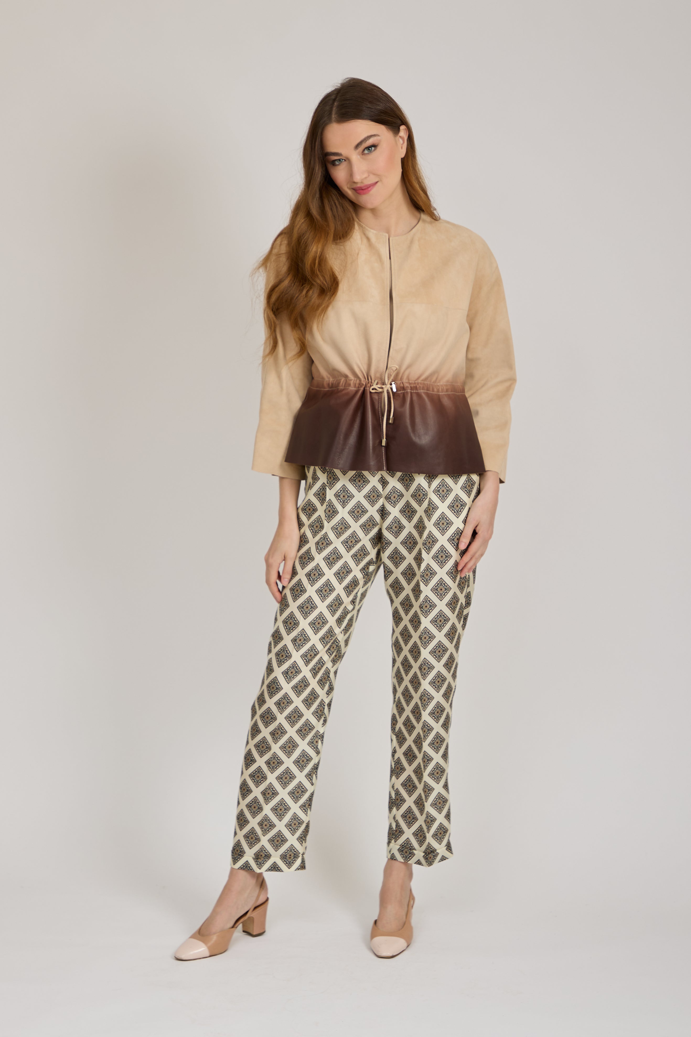 SUEDE DEGRADE- BEIGE