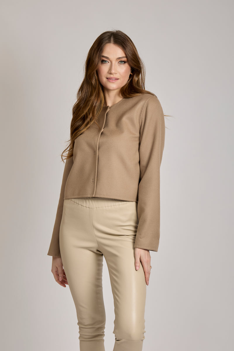 SHORT JACKET - CARA/TAUPE