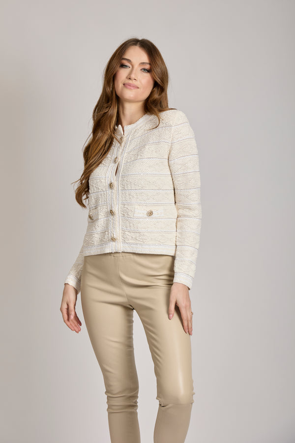 SHORT JACKET - AVORIO