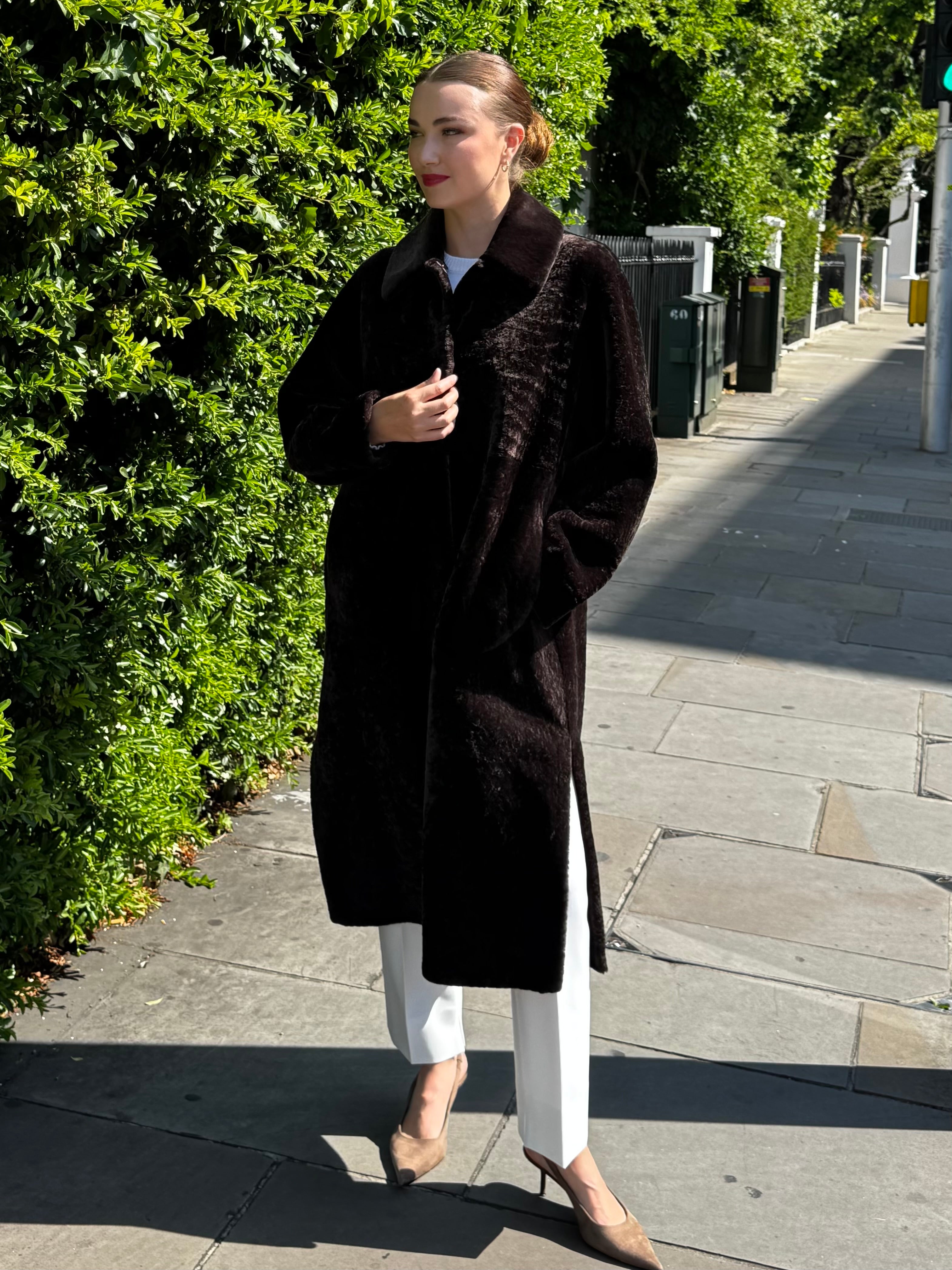 SHEARLING COAT-CARRUBA