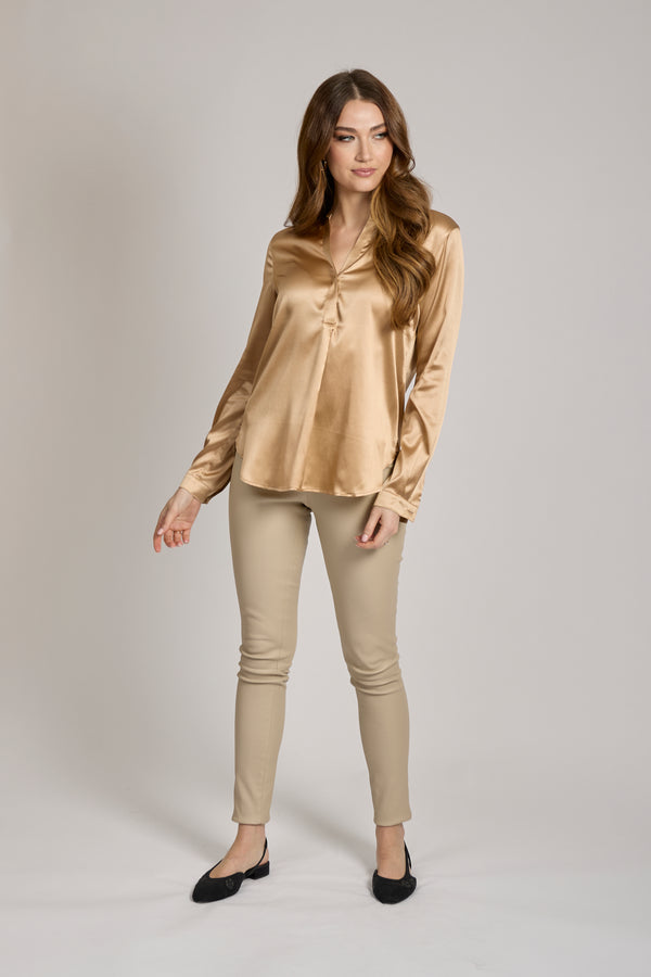 SILK SHIRT - MIELE