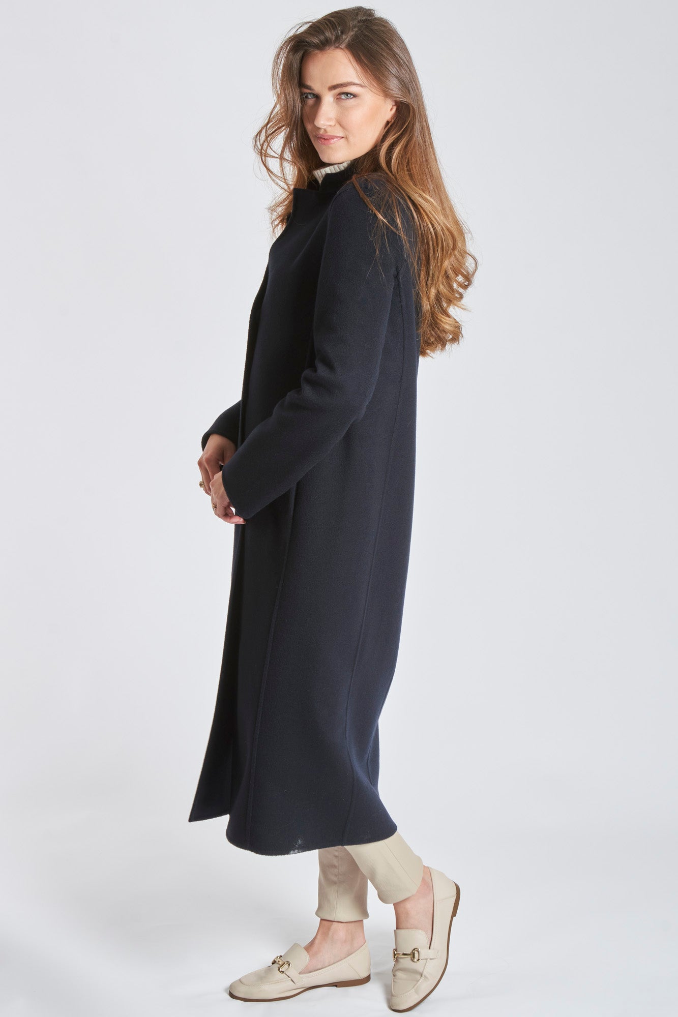 LONG COAT - BLUE