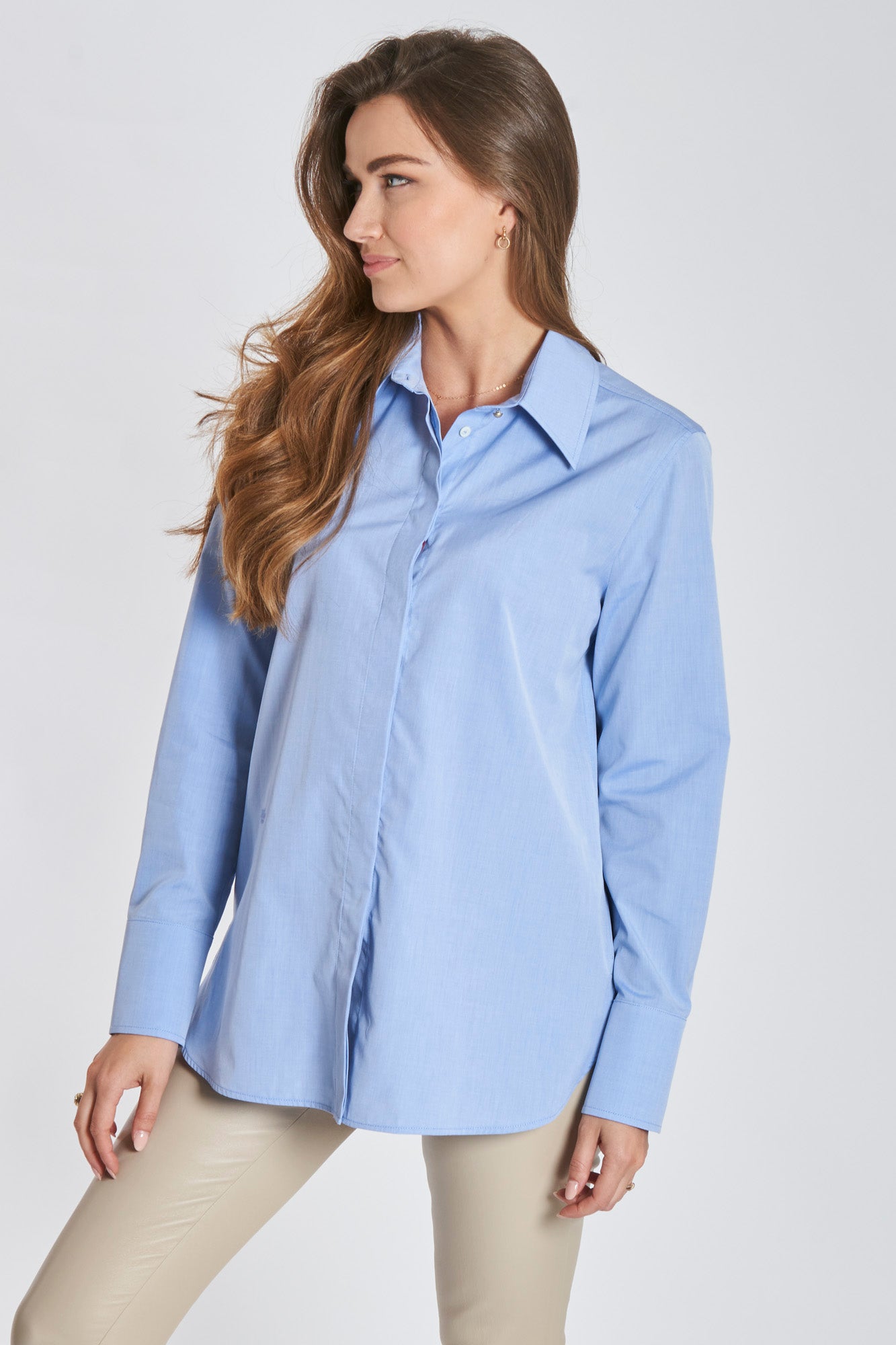 COTON SHIRT-CHAMBRAY