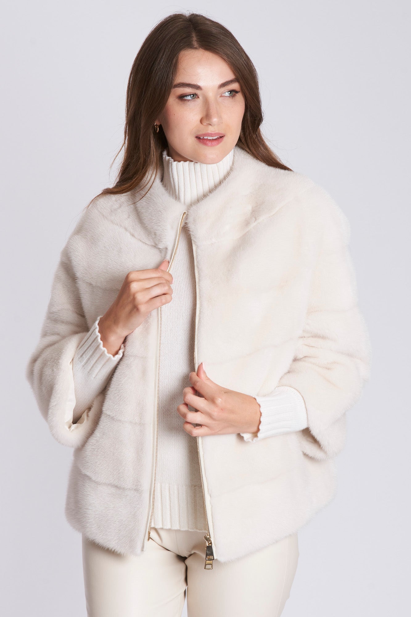 SHORT MINK - PEARL