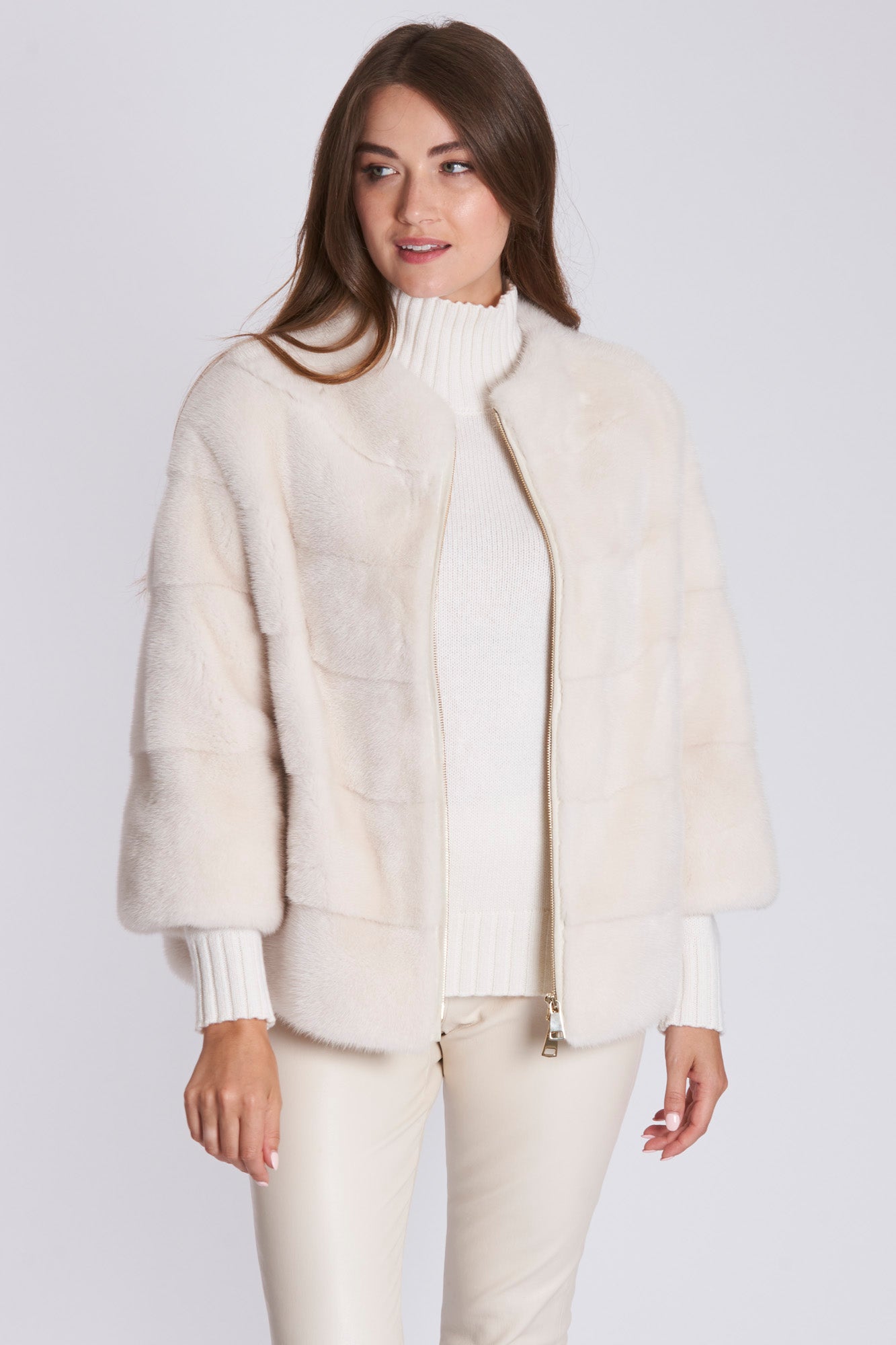 SHORT MINK - PEARL