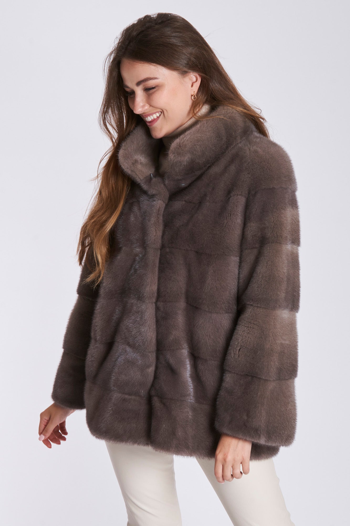 MINK COAT - TAUPE