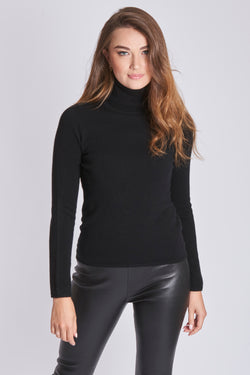 THIN TURTLE NECK - BLACK