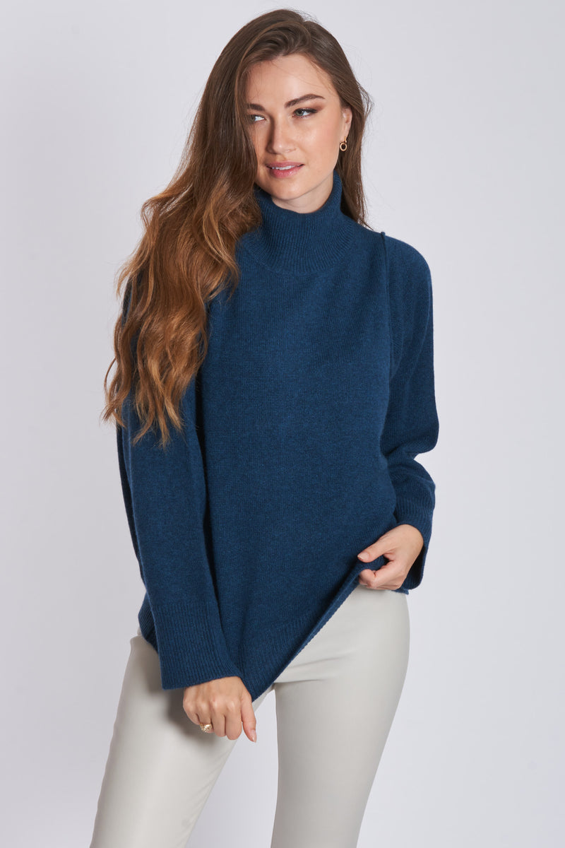 HIGH NECK JUMPER-ABYSSE