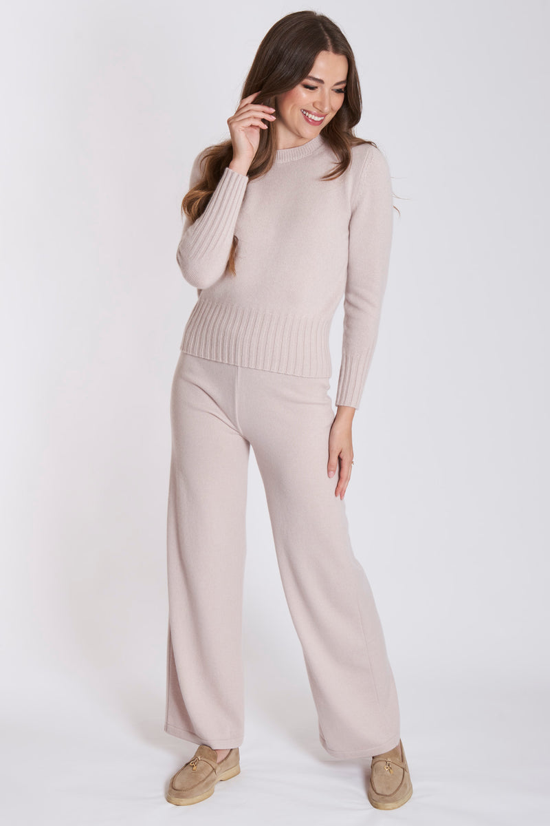 CREW NECK CASHMERE JUMPER-CIPRIA