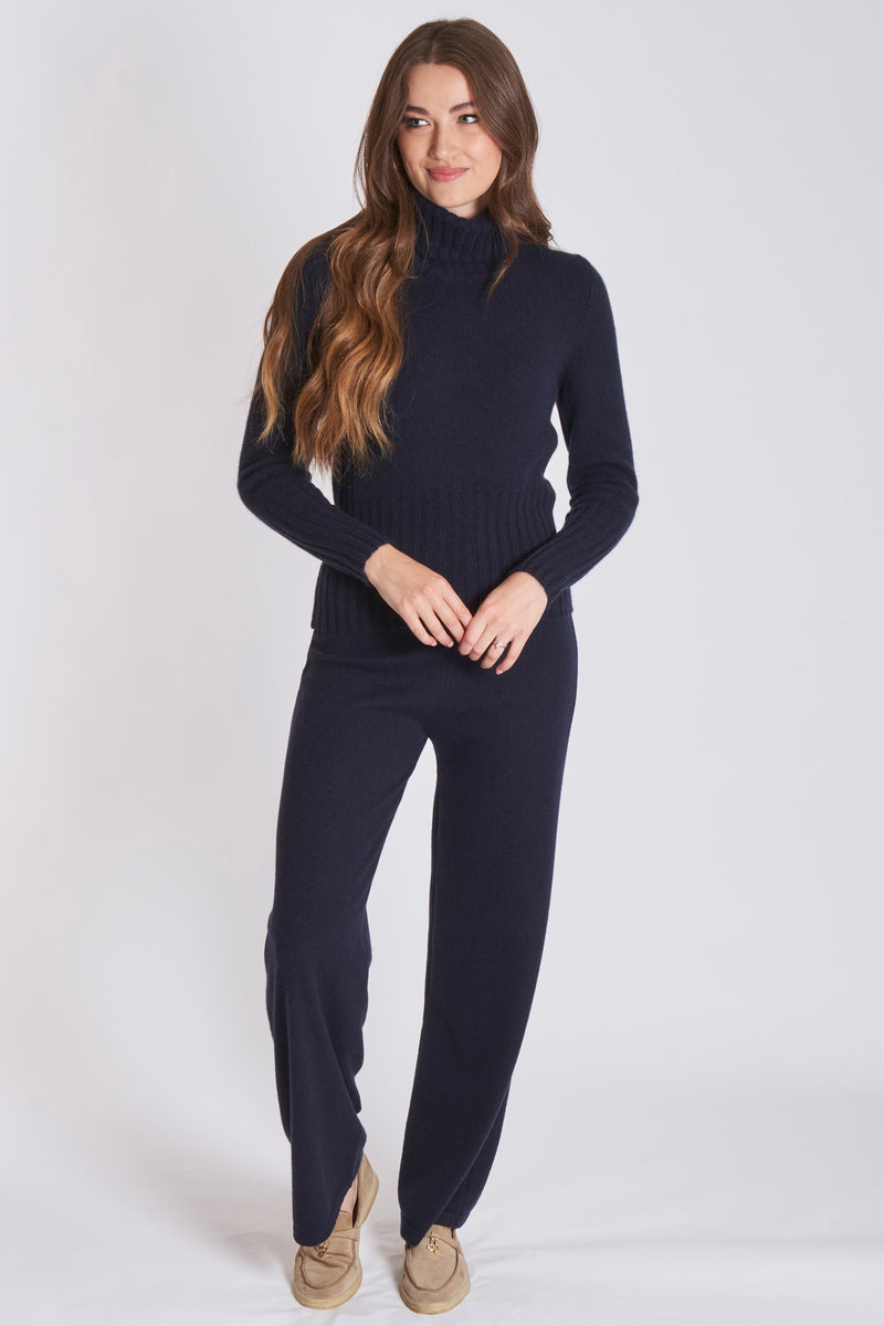 CASHMERE TROUSERS-SCURO