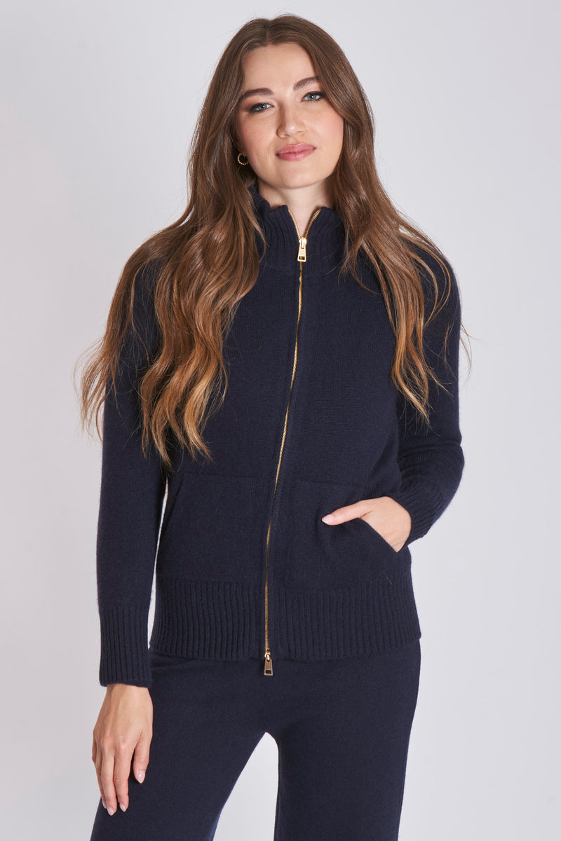 CASHMERE CARDIGAN-SCURO