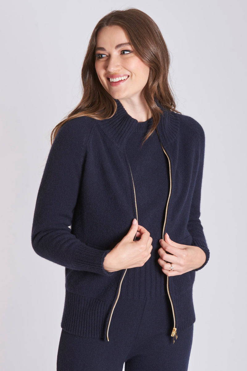 CASHMERE CARDIGAN-SCURO